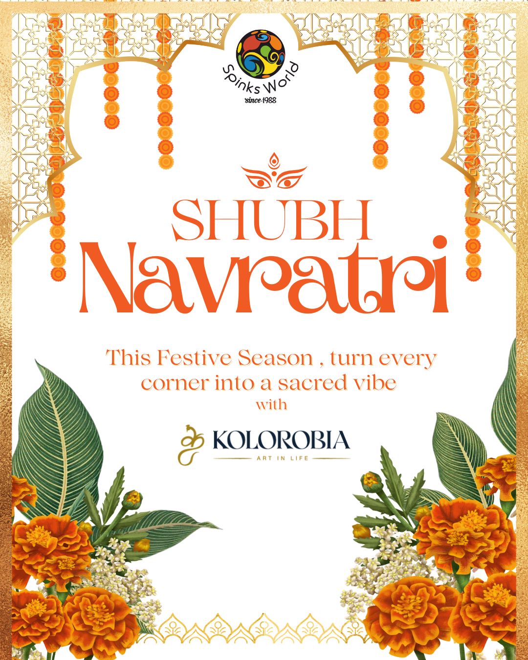 Add a Splash of Festive Elegance This Navratri with Kolorobia