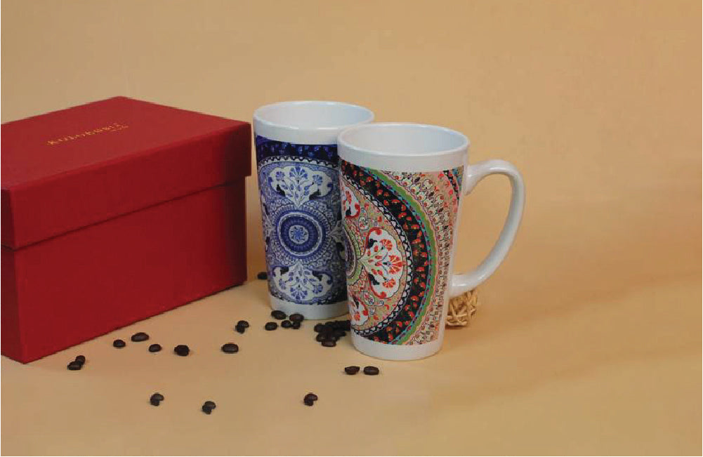  TUCHACA Ceramic Irish Coffee Mugs, Unique Espresso
