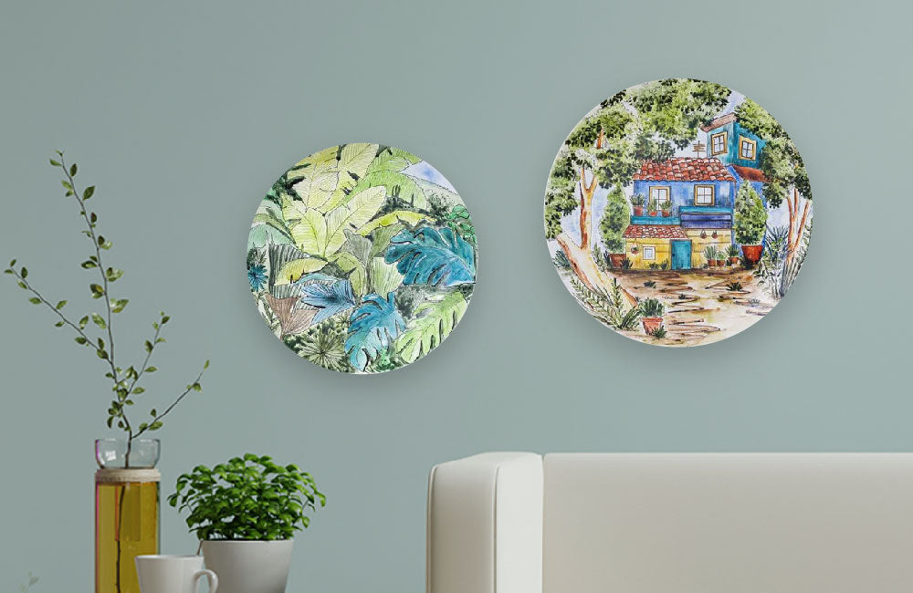 handpainted wall decor decorative plates