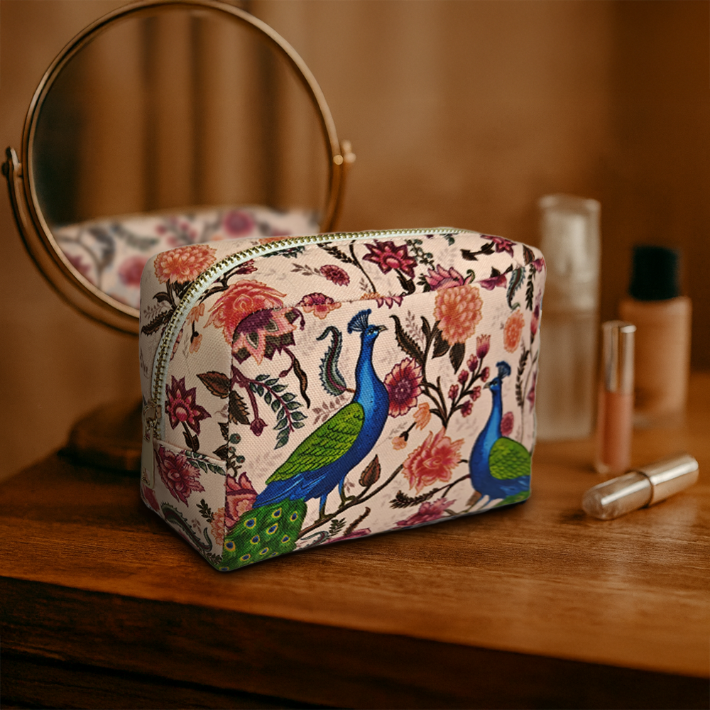 Travel Pouch - Garden Jewel Peacock