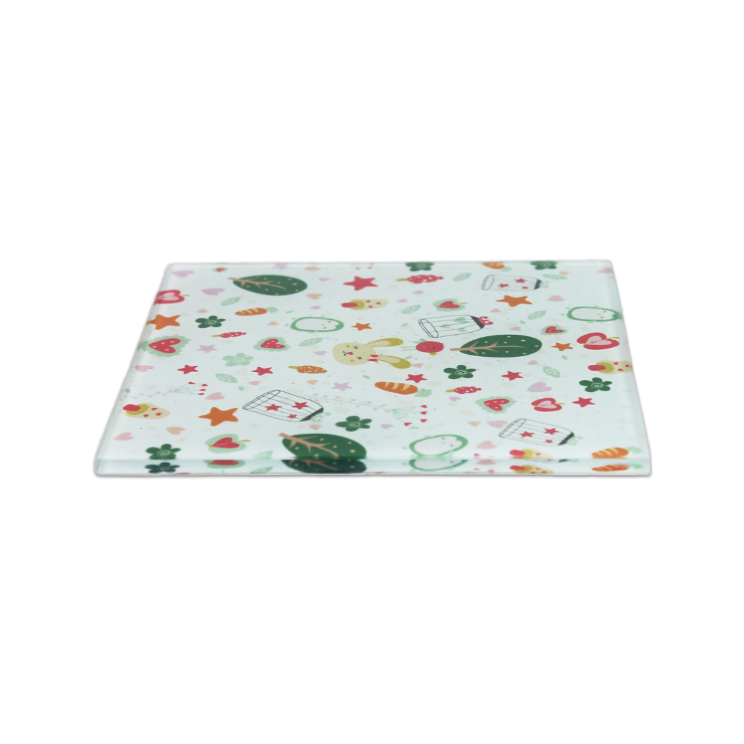 Glass Coasters (Set of 4) - Cupid's Garden