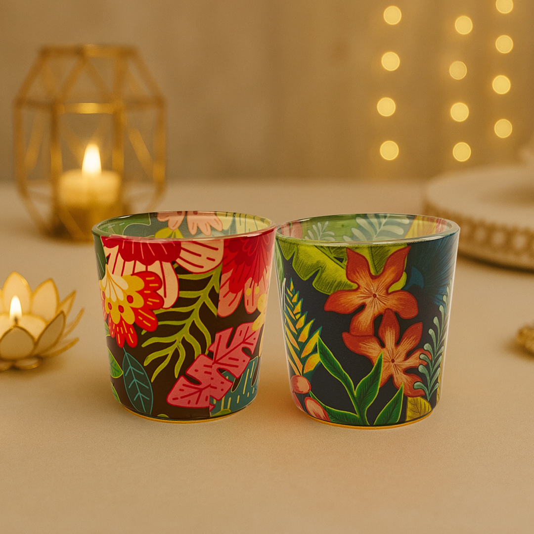 Glass Candle Votives X Laddoo Candles