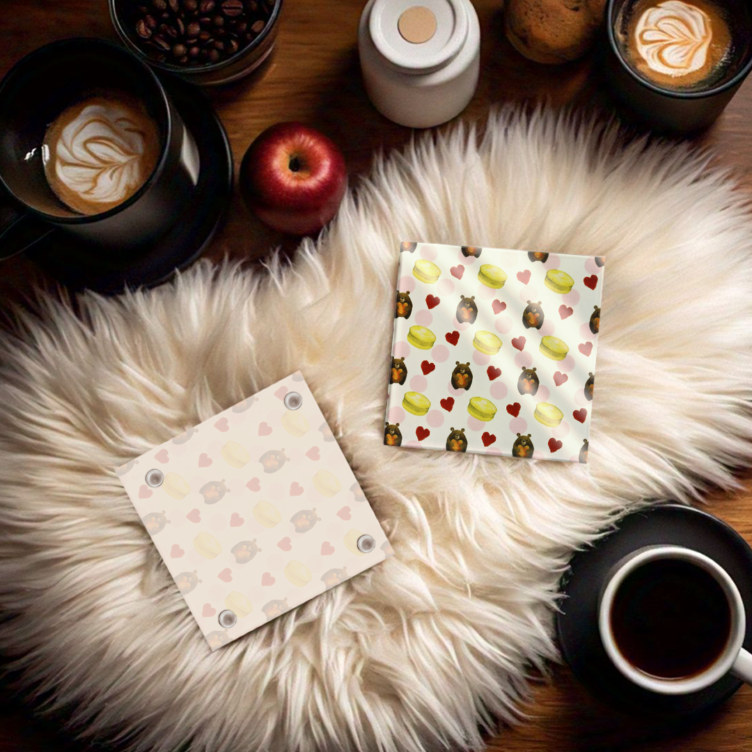 Glass Coasters (Set of 4) - Pampered in Love