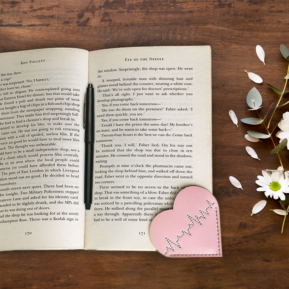 Love Unlocked Blush Pink Bookmark