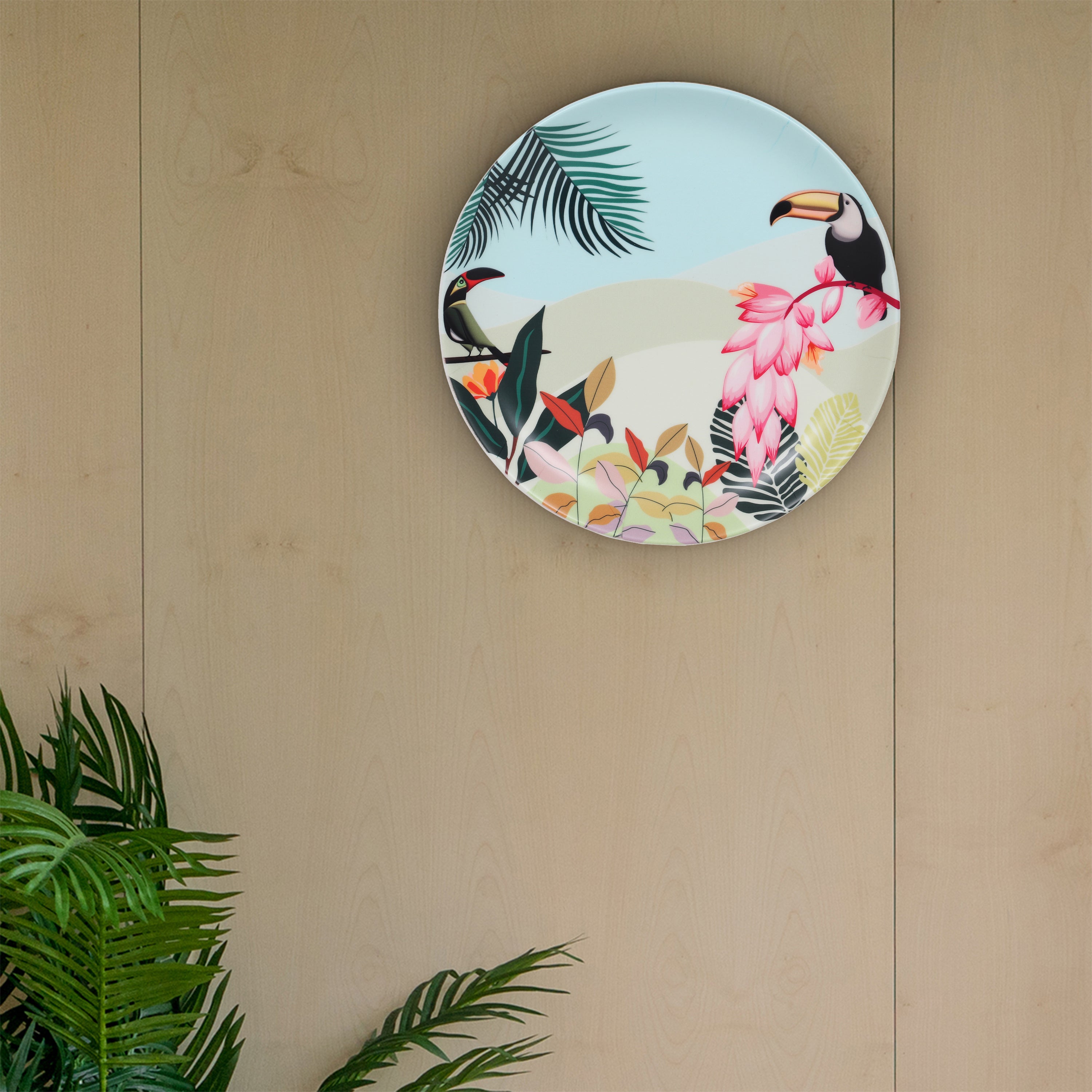 Decorative Wall Plate - Tropical Paradise