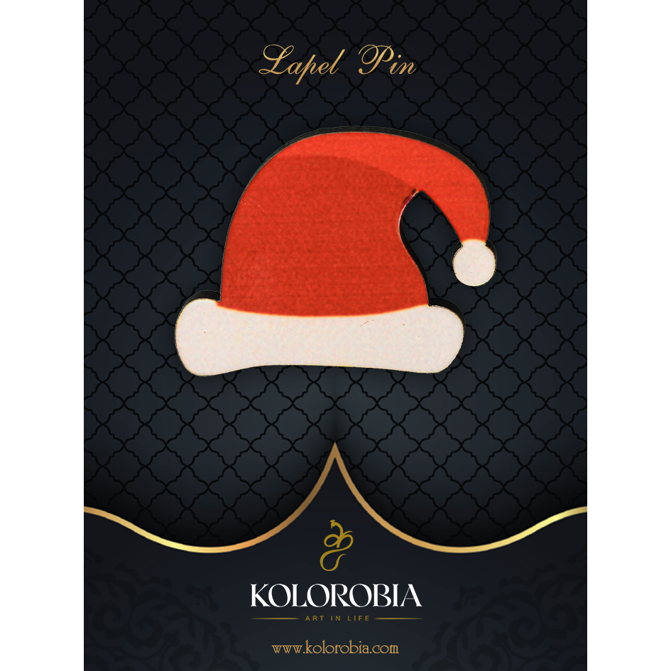 Lapel Pins - Christmas Hat