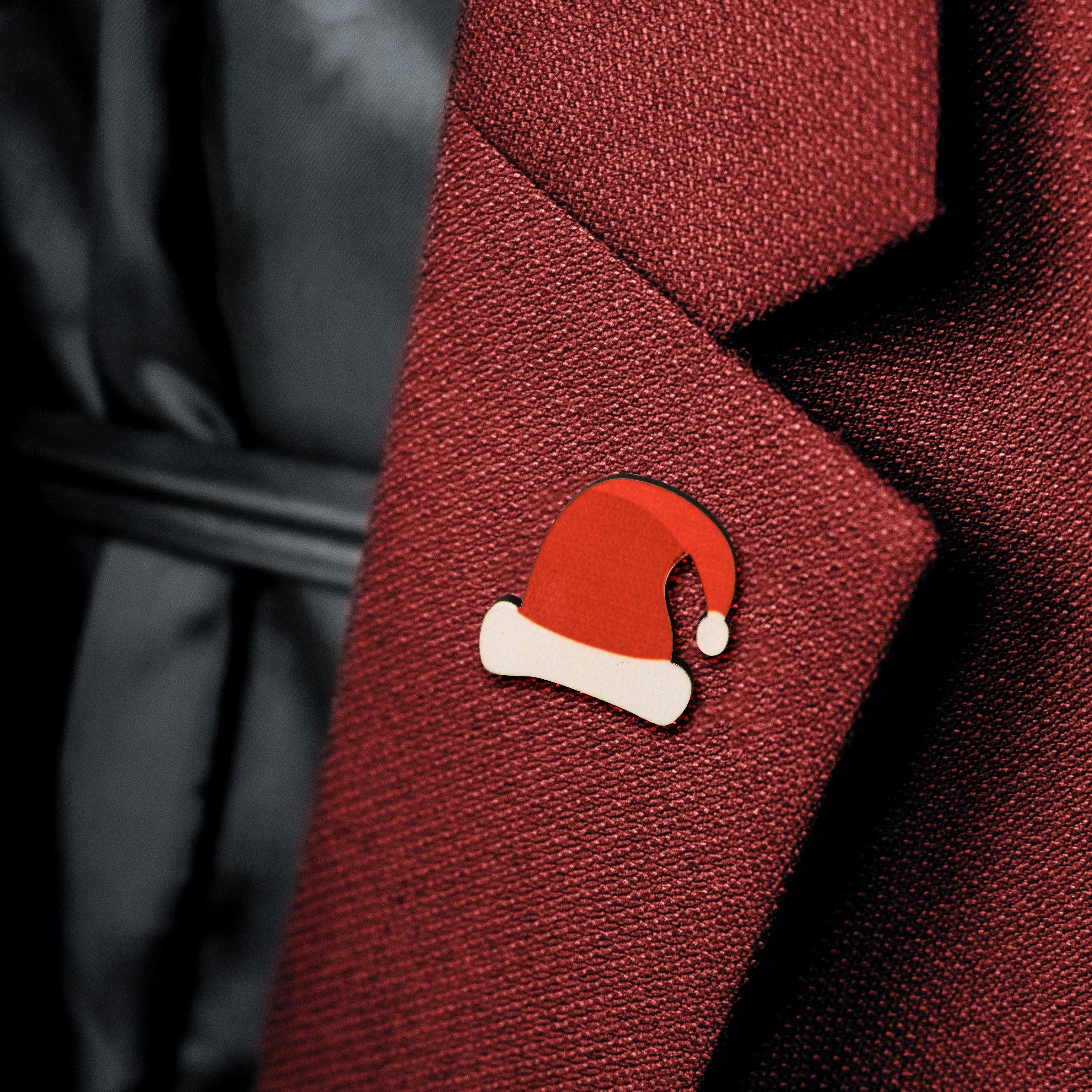 Lapel Pins - Christmas Hat