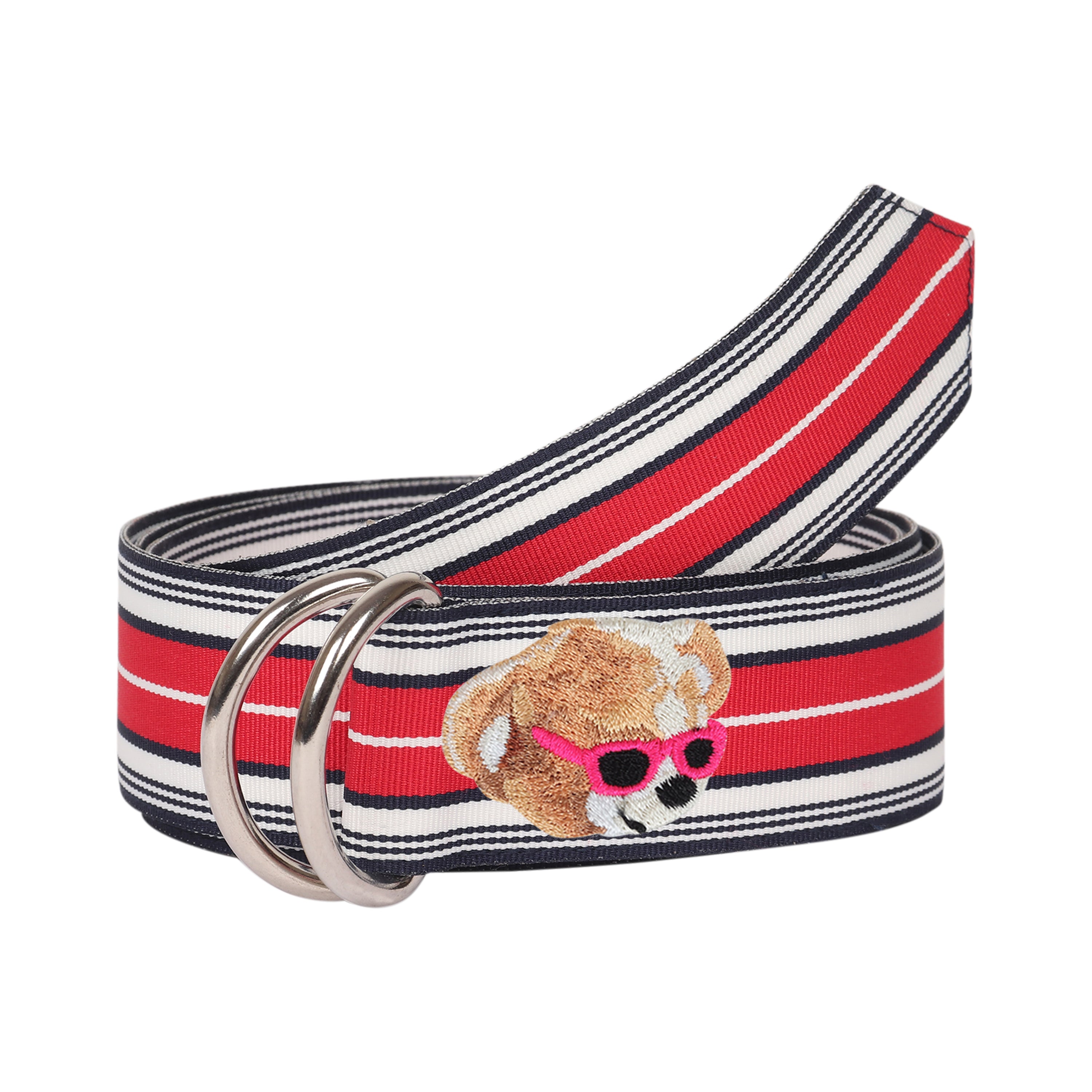 Louis Grosgrain Ribbon D-Ring Belt