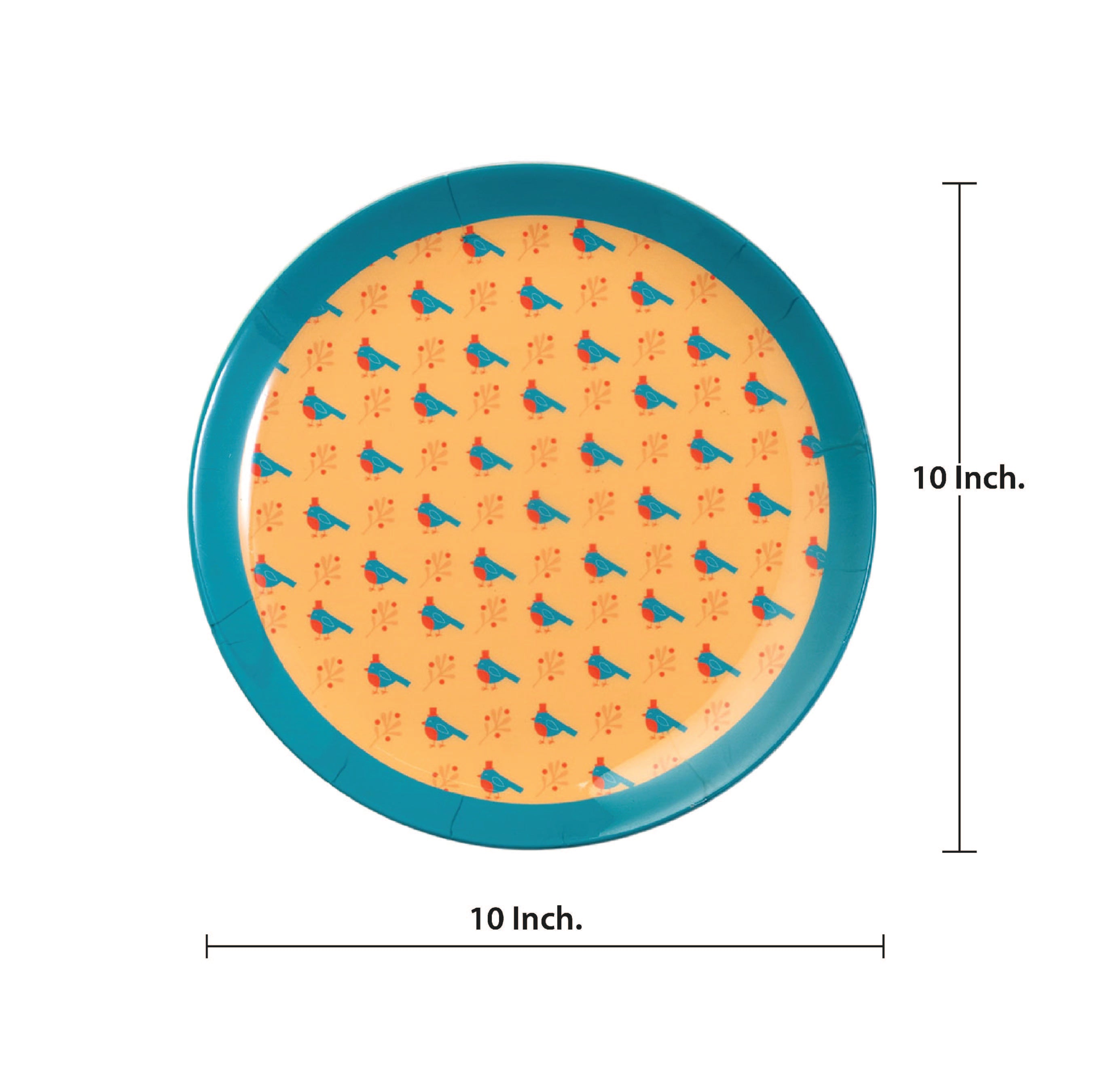 Decorative Wall Plate - Bird Berry