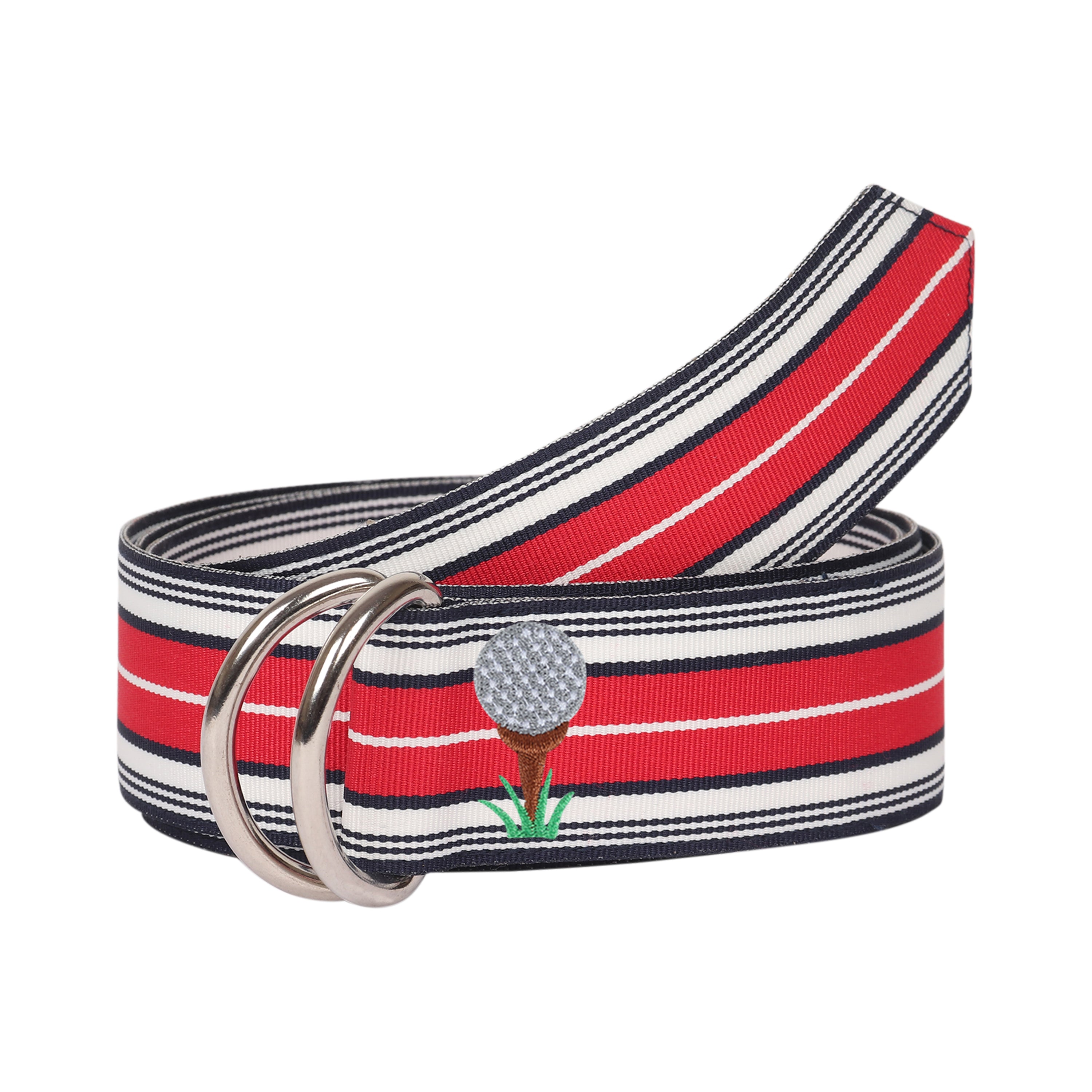 Louis Grosgrain Ribbon D-Ring Belt