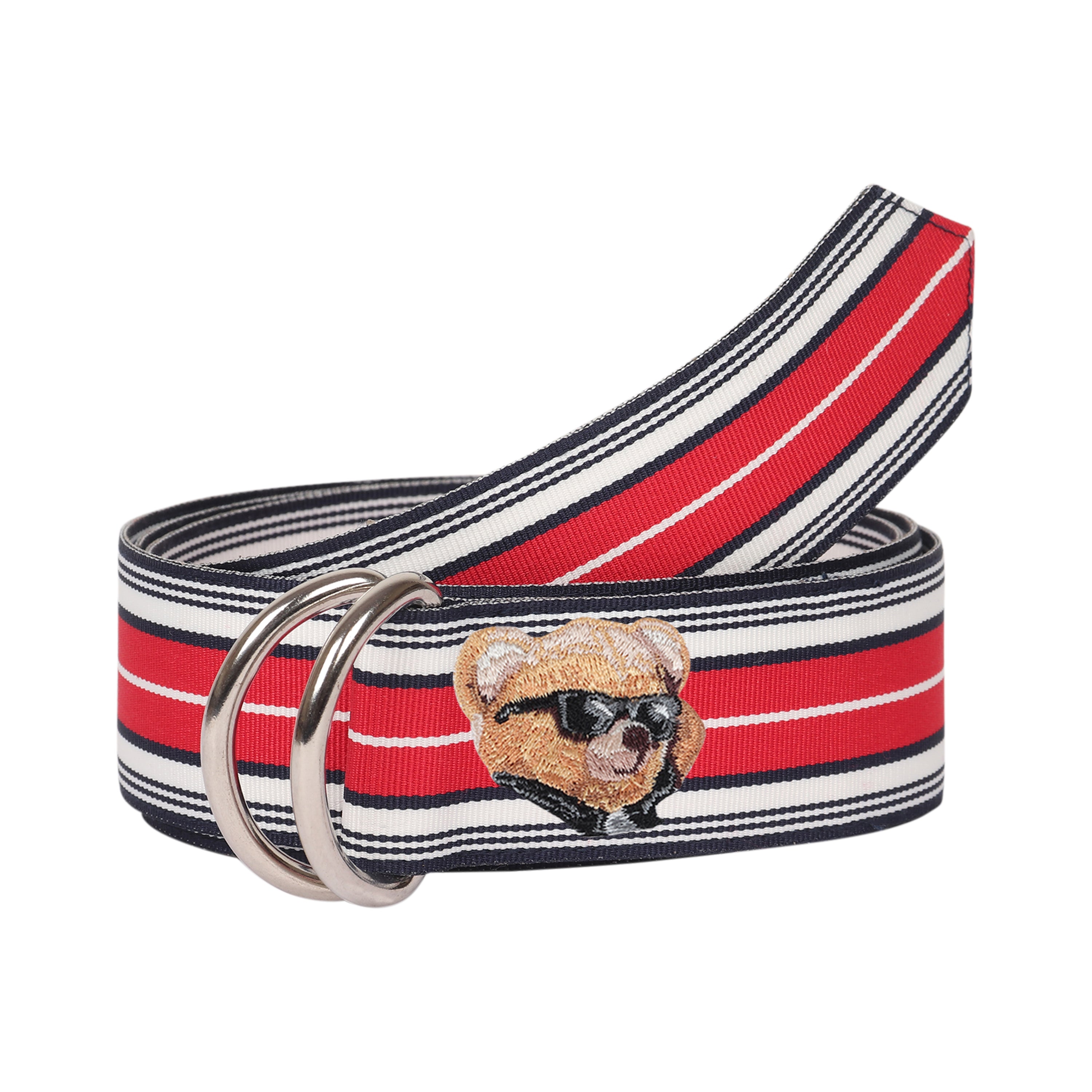 Louis Grosgrain Ribbon D-Ring Belt