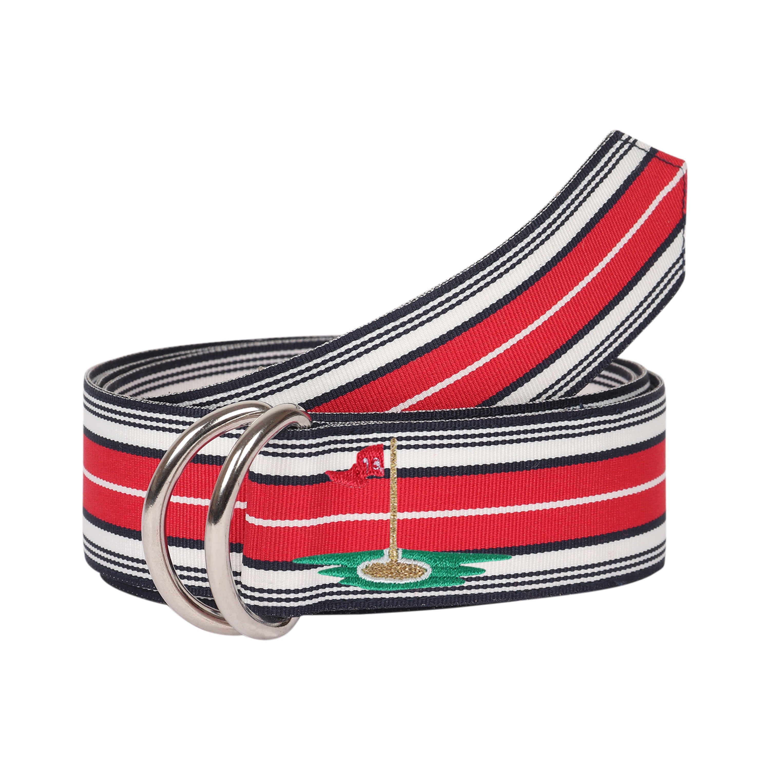 Louis Grosgrain Ribbon D-Ring Belt