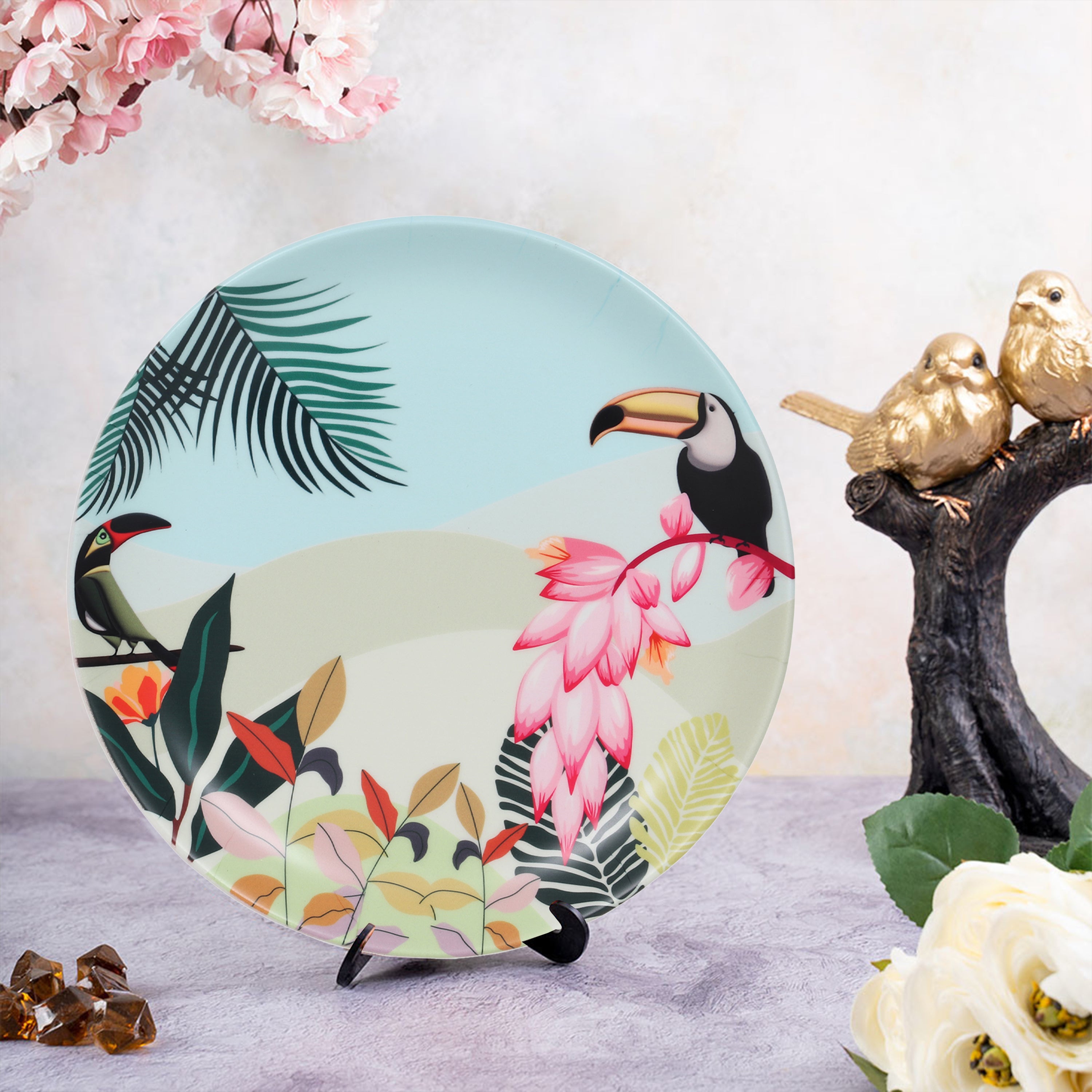 Decorative Wall Plate - Tropical Paradise