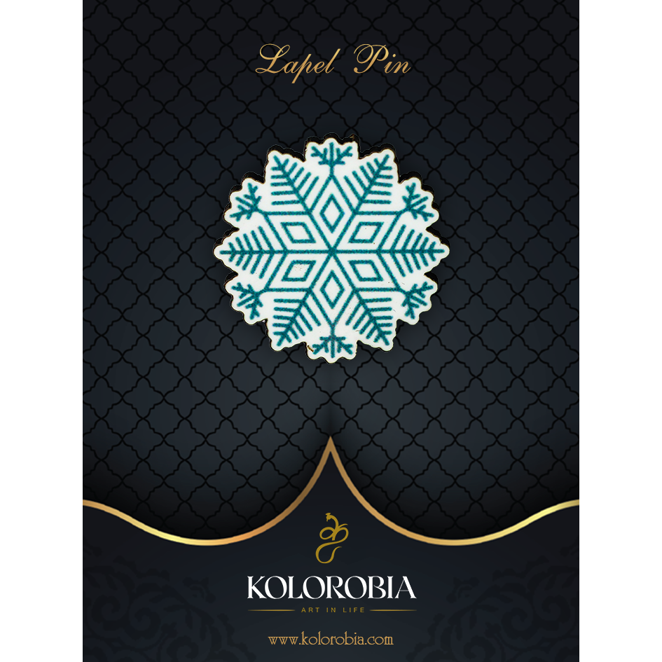 Lapel Pins - Snowburst
