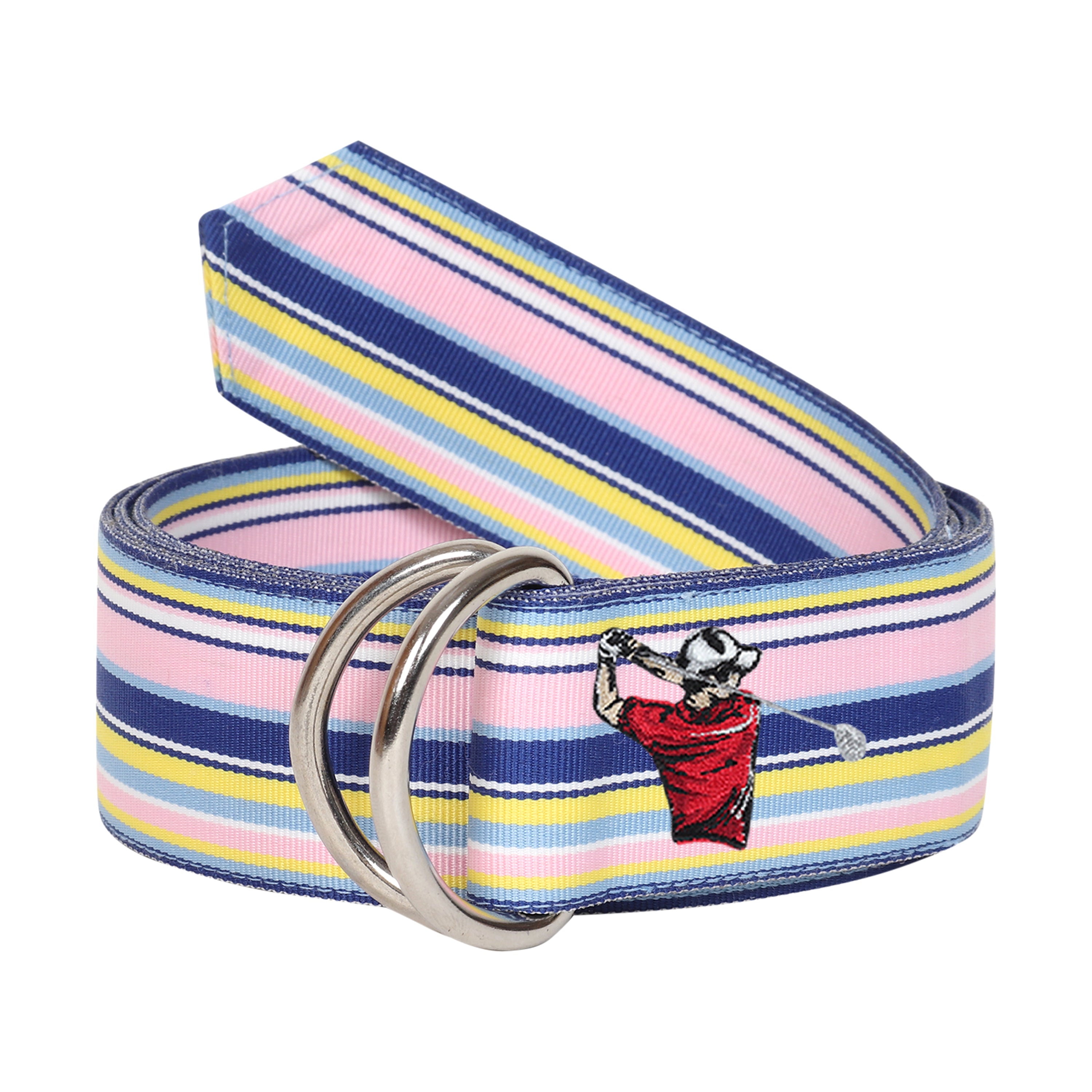 Rio Grosgrain Ribbon D-Ring Embroidered Belts