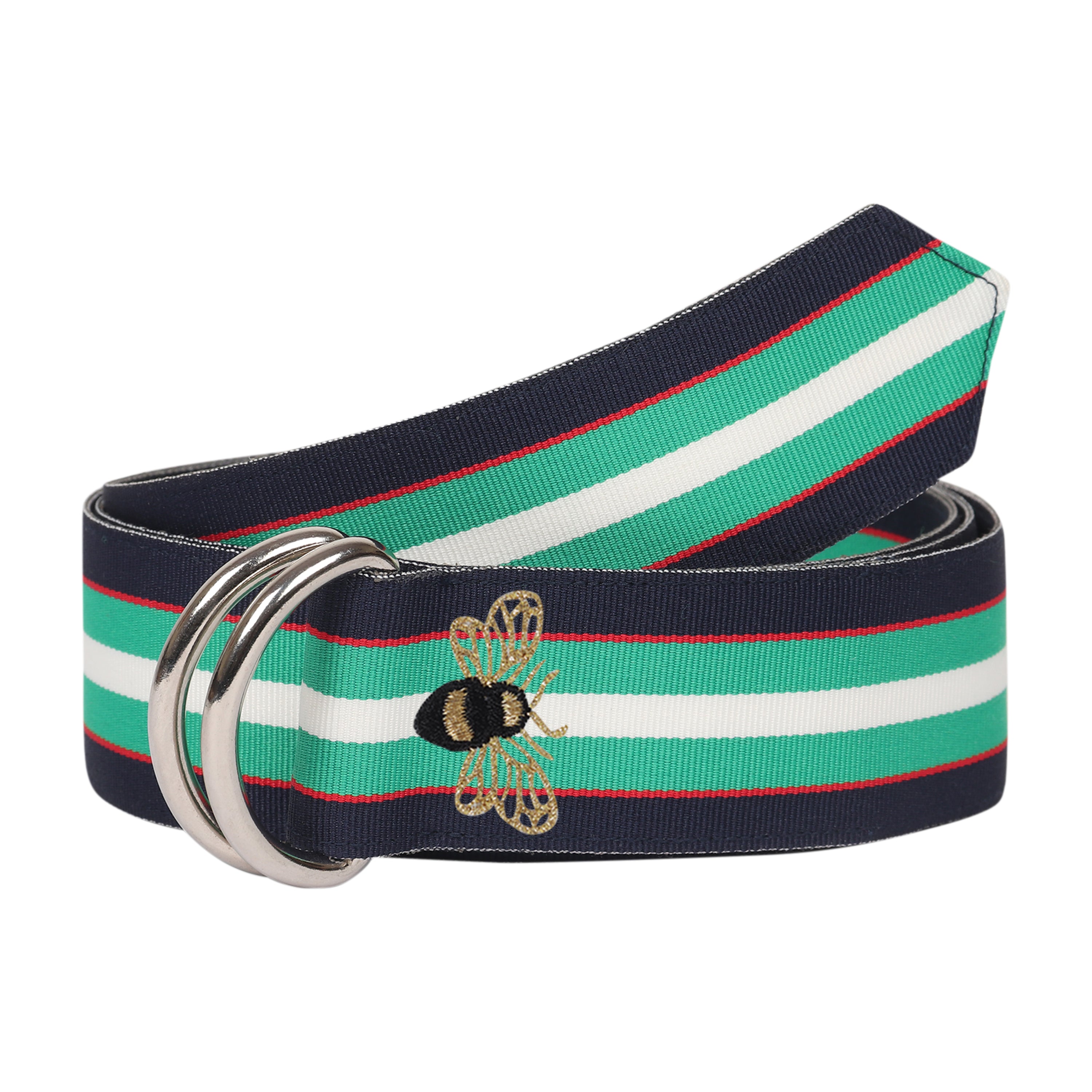 Chester Grosgrain Ribbon D-Ring Belt