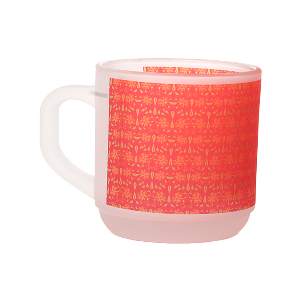 Glass Mugs - Babur Red