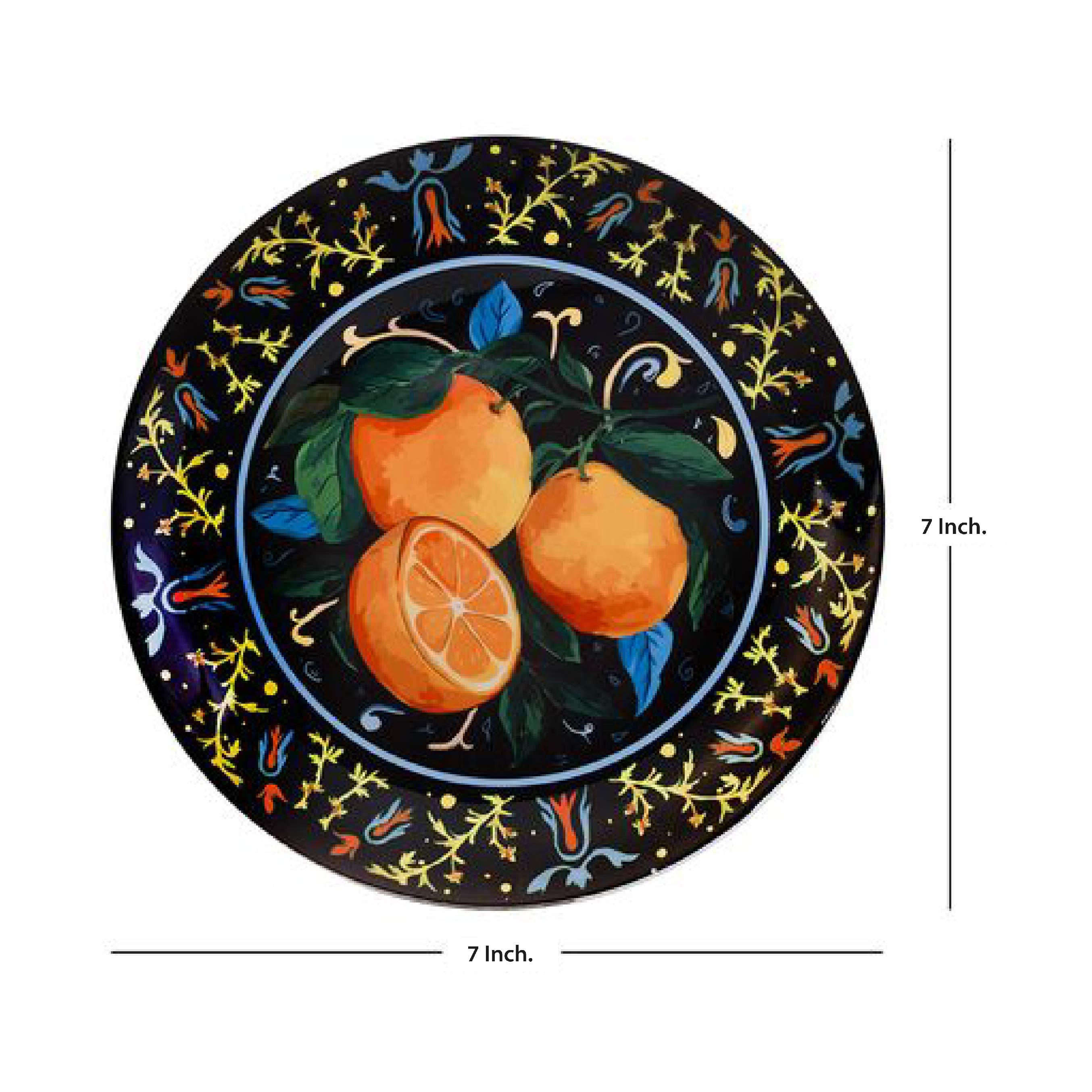 Decorative Wall Plates - Oranges from Italy