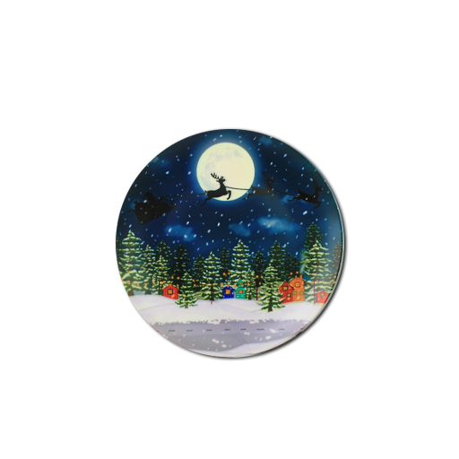 Decorative Wall Plates - Christmas Night