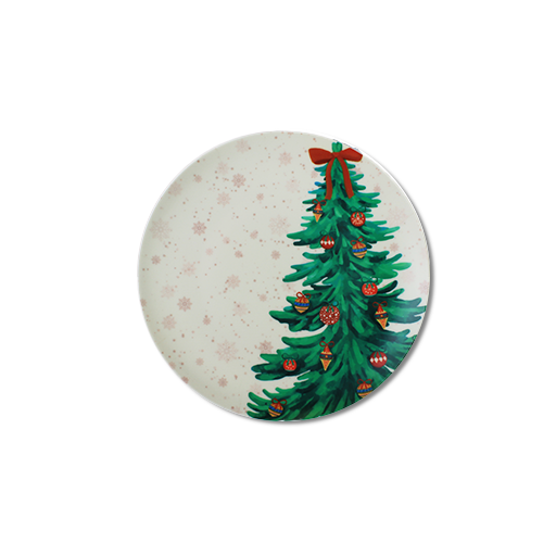 Decorative Wall Plates - Snow Snuggle