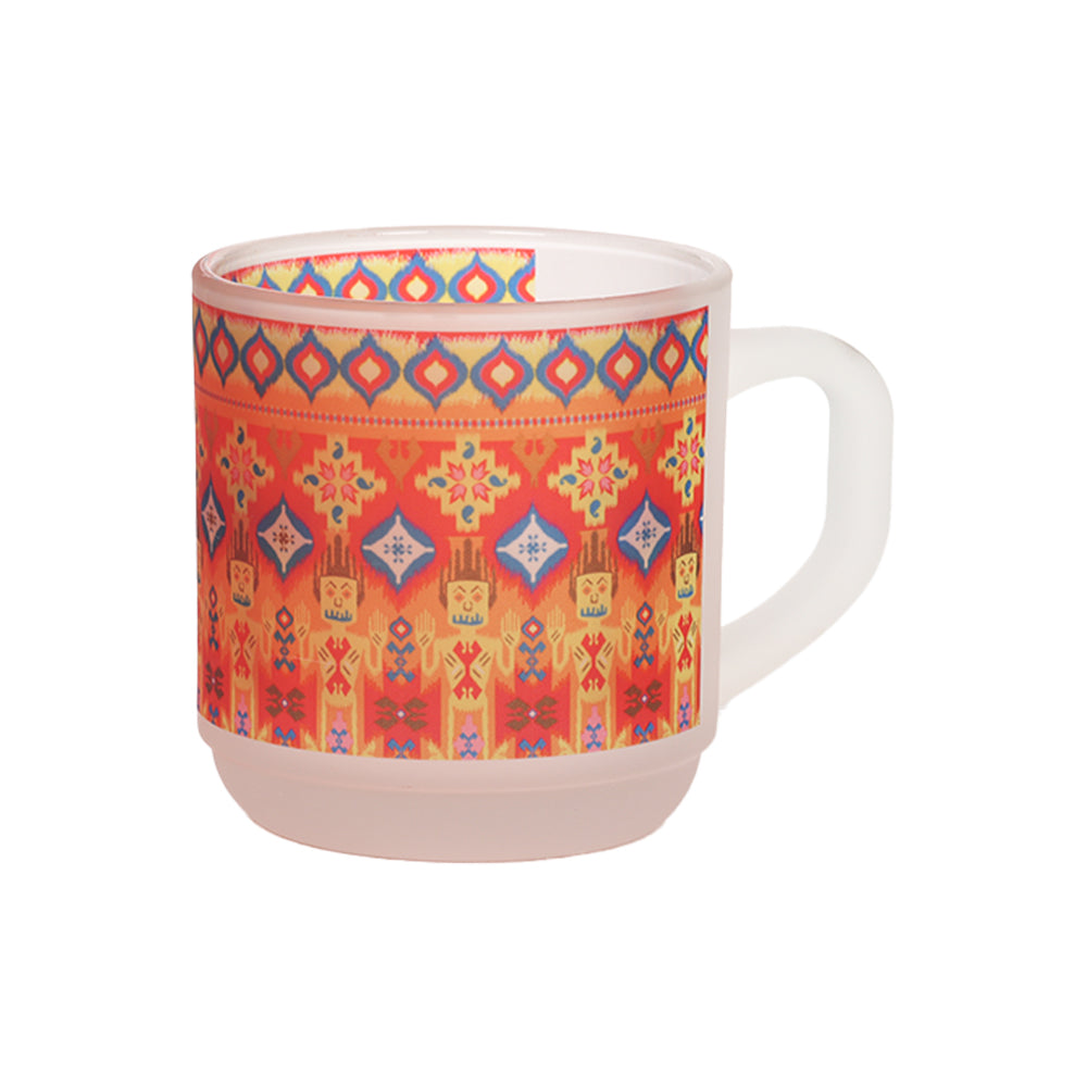 Glass Mugs - Dazzling Ikat