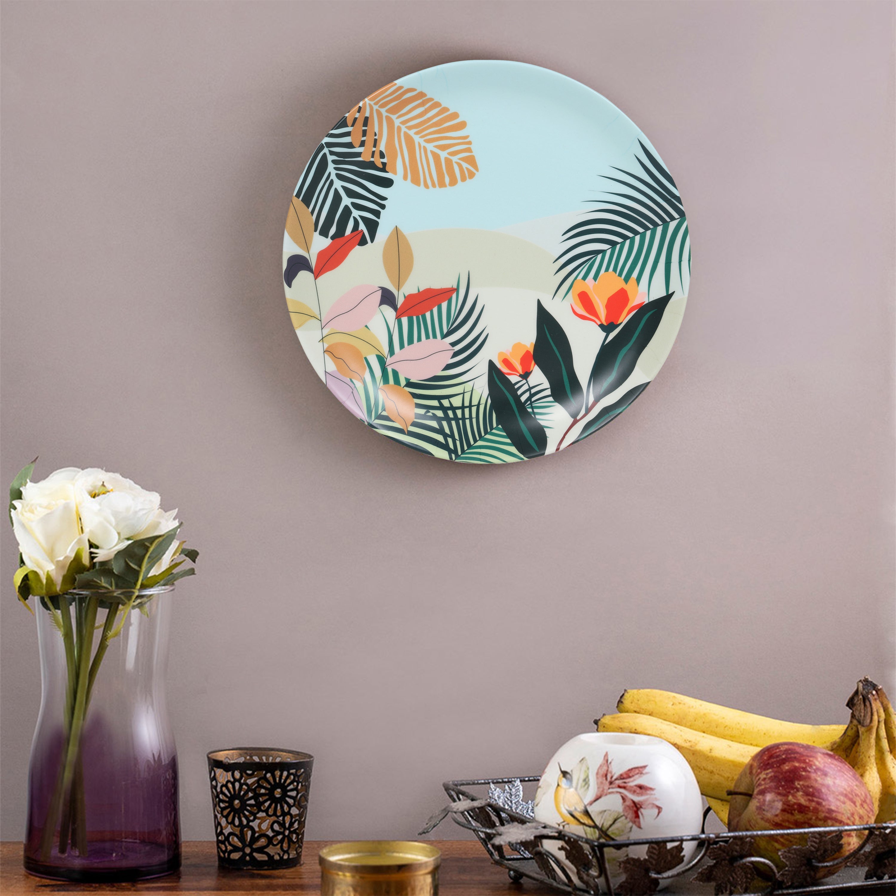 Decorative Wall Plate -  Tropical Coast