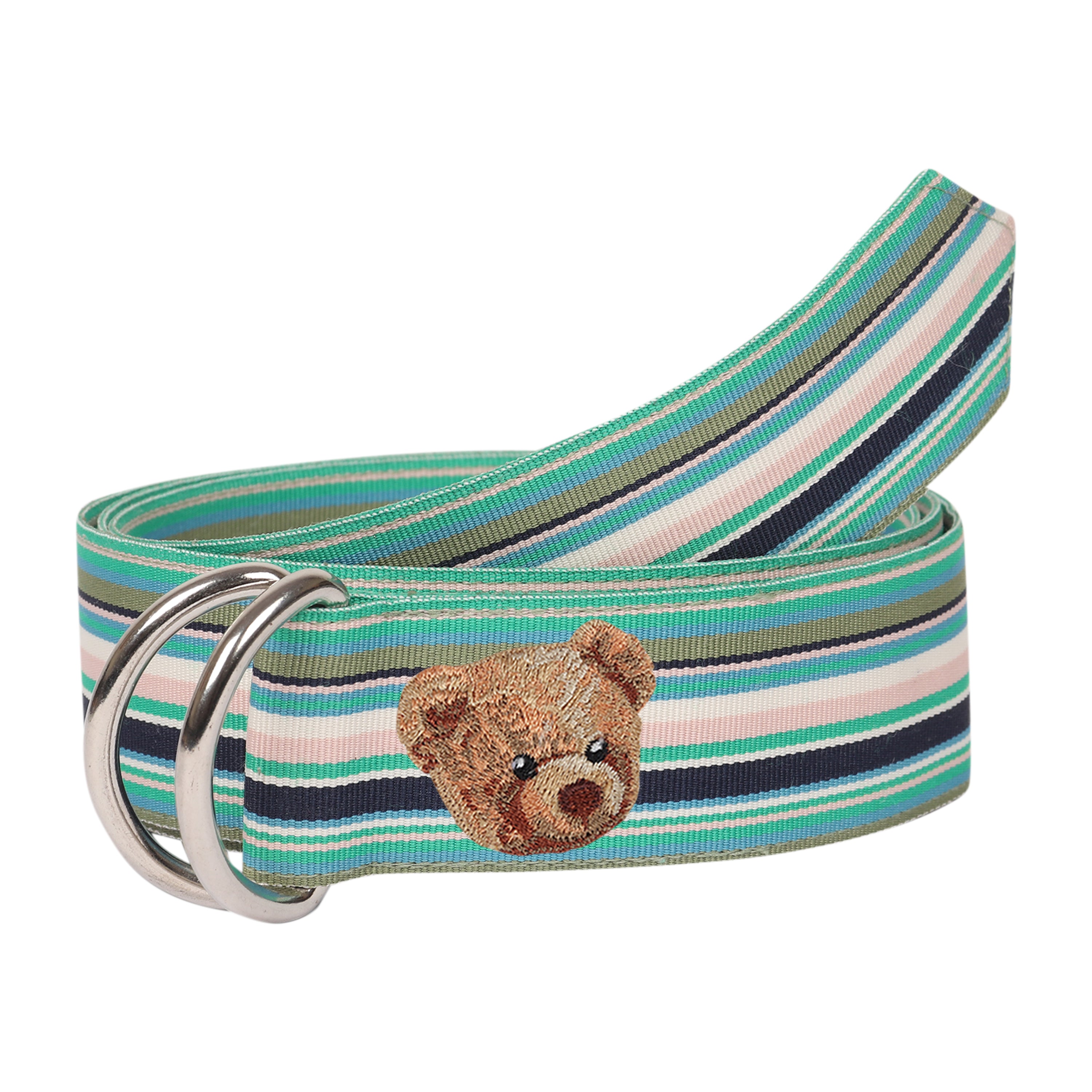 Opal Grosgrain Ribbon D-Ring Belt