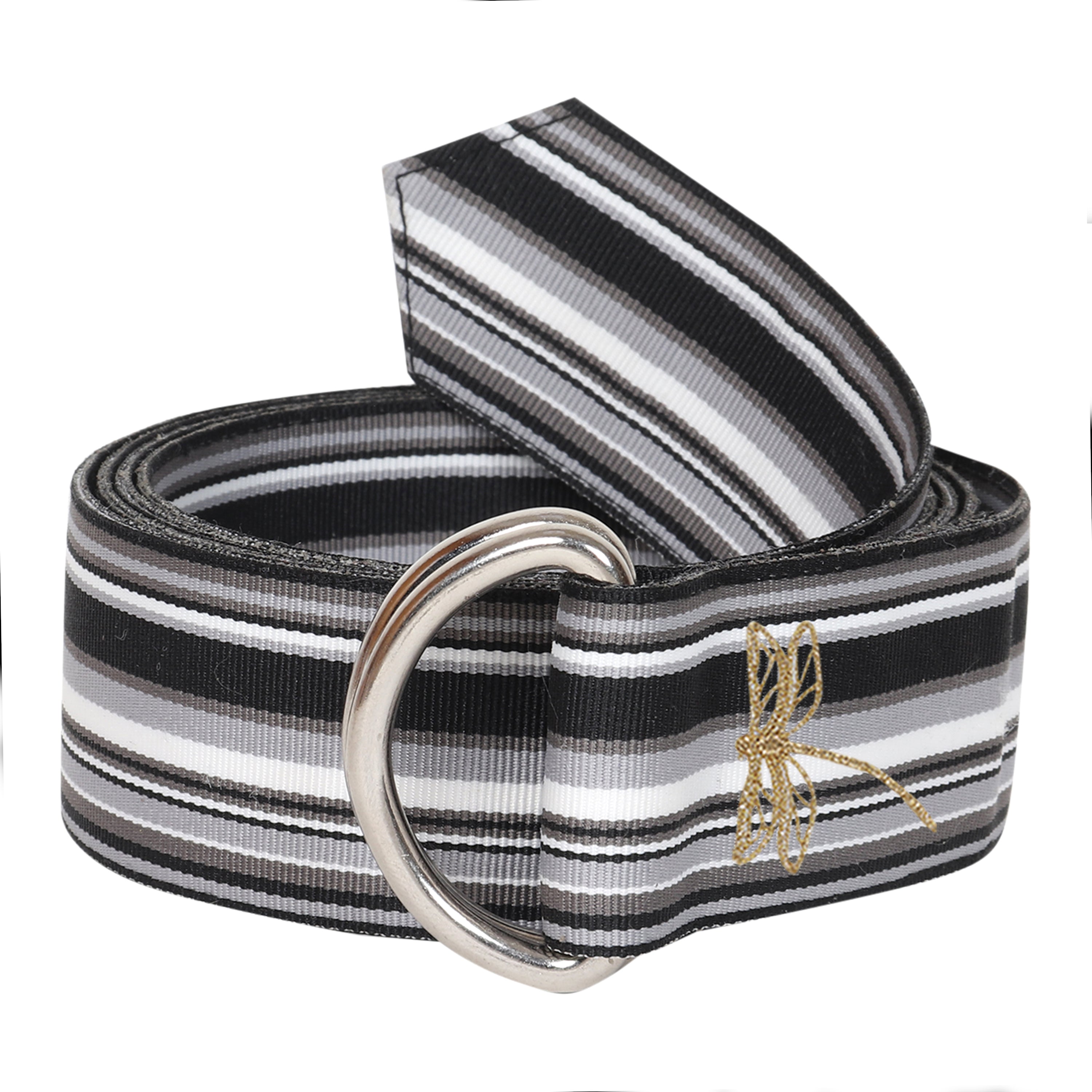 Carter Grosgrain Ribbon D-Ring Embroidered Belts