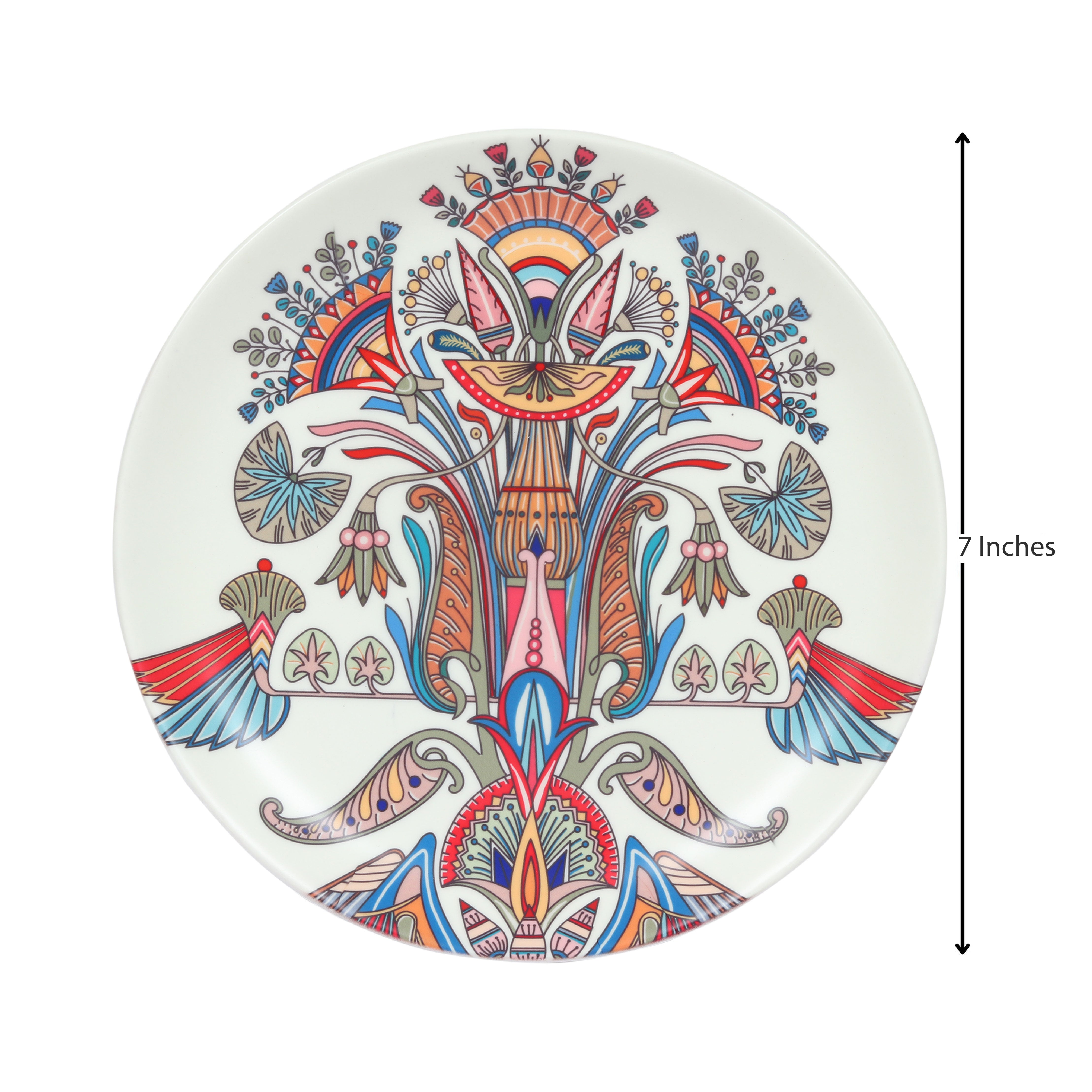 Decorative Wall Plate - The Sesen White Egyptian