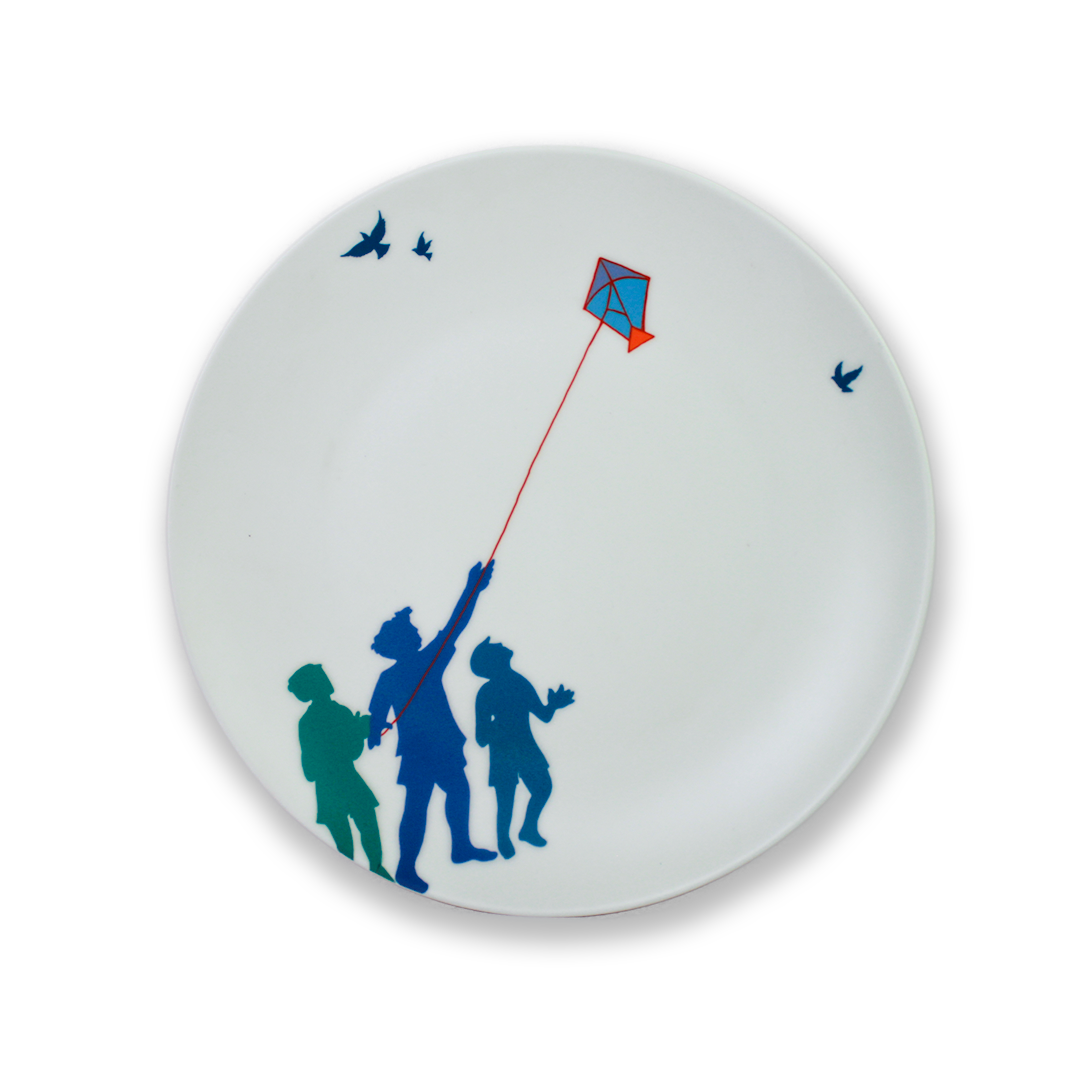 Decorative Wall Plate - Kite Dreams