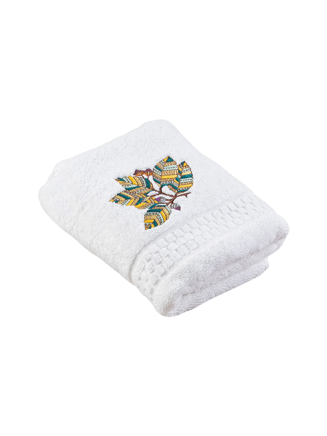 Hand Towels - Floral Gold Embroidered Gift Set