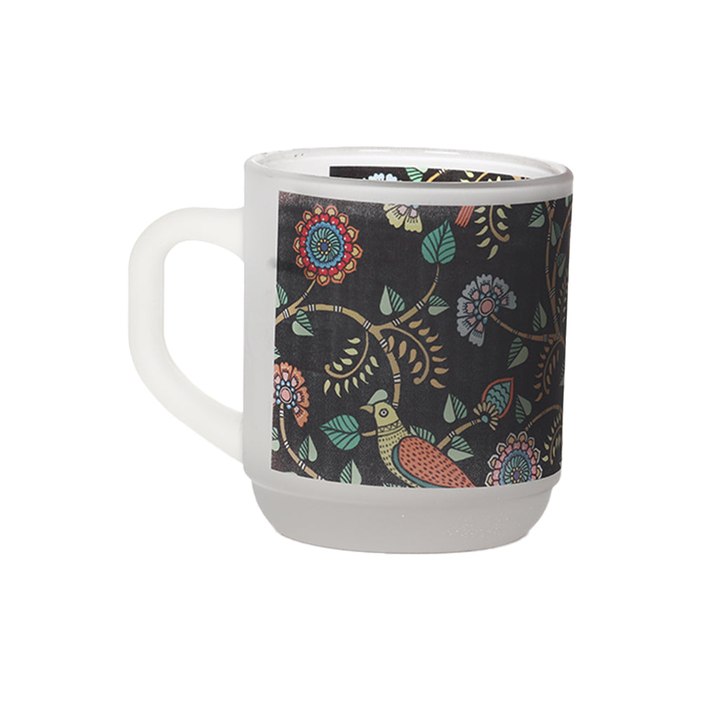 Glass Mugs - Madhubani Art