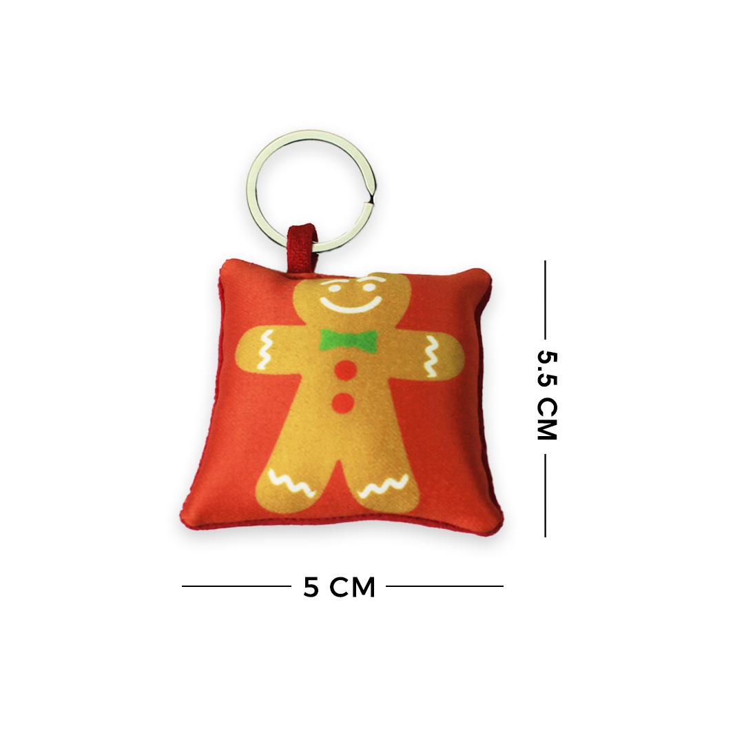 Cushion Keychain - Ginger Bread
