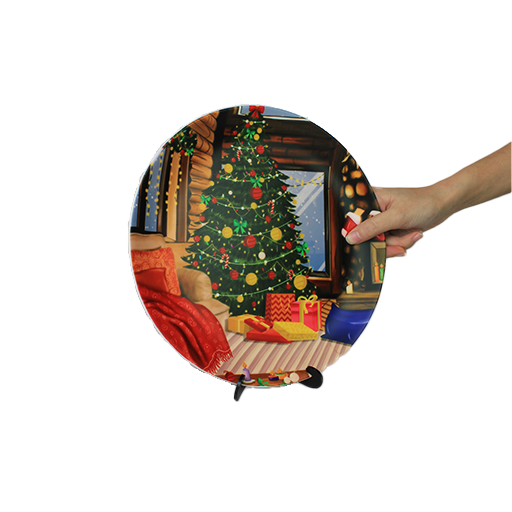 Decorative Wall Plates - Xmas Tree