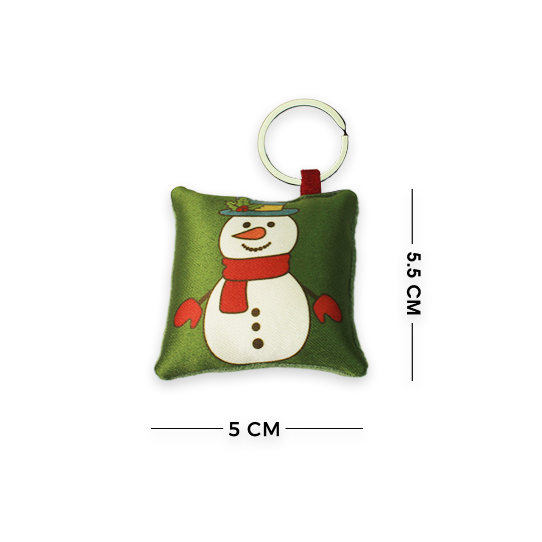 Cushion Keychain - Snowman