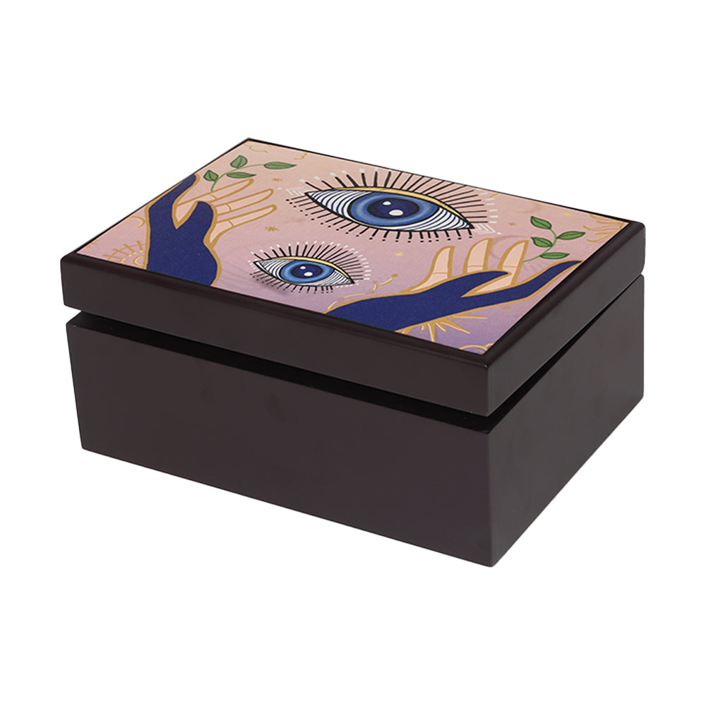 Tea Chest - Mystical Hands Evil Eye