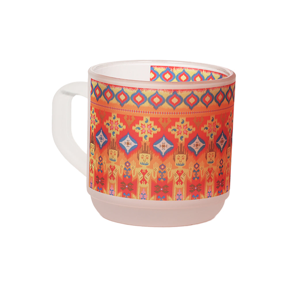 Glass Mugs - Dazzling Ikat