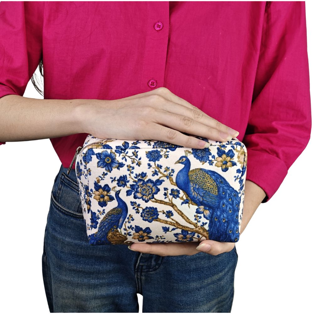 Travel Pouch - Imperial Peacock Bloom