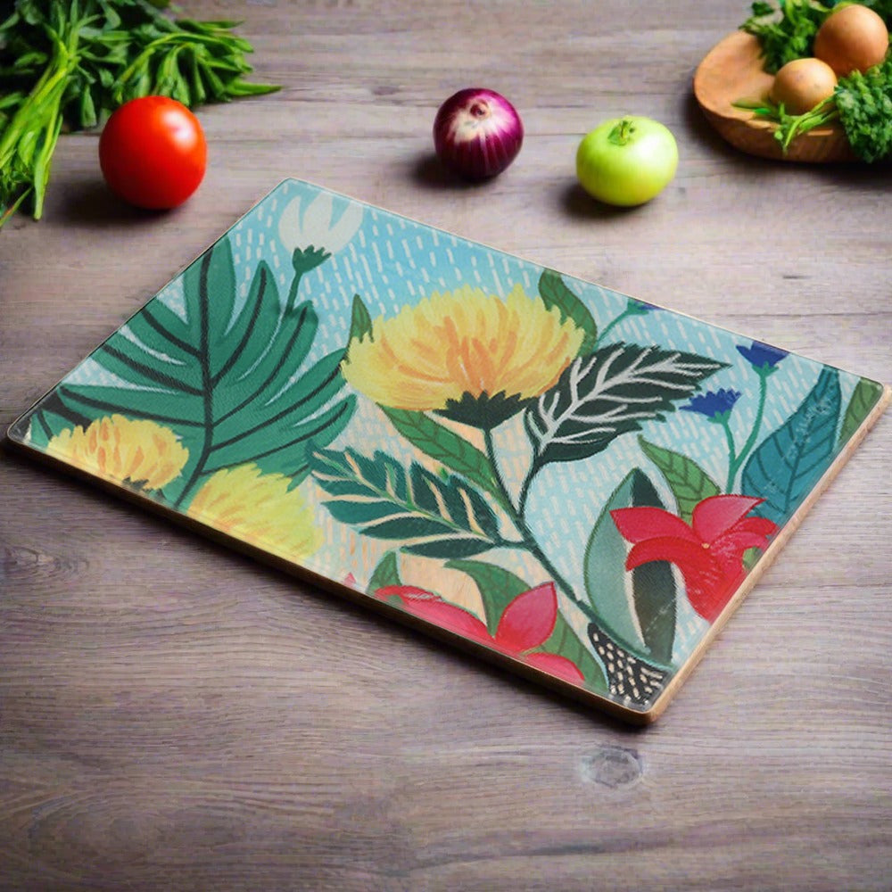 Chopping Board -Floral Fantasy