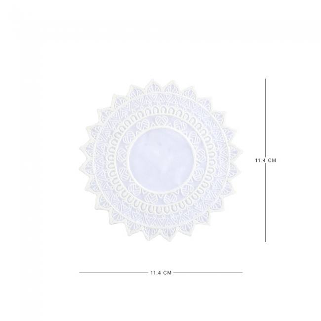 Embroidered Coaster - Lace