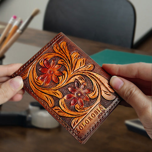 Card Holder - Carved Petal