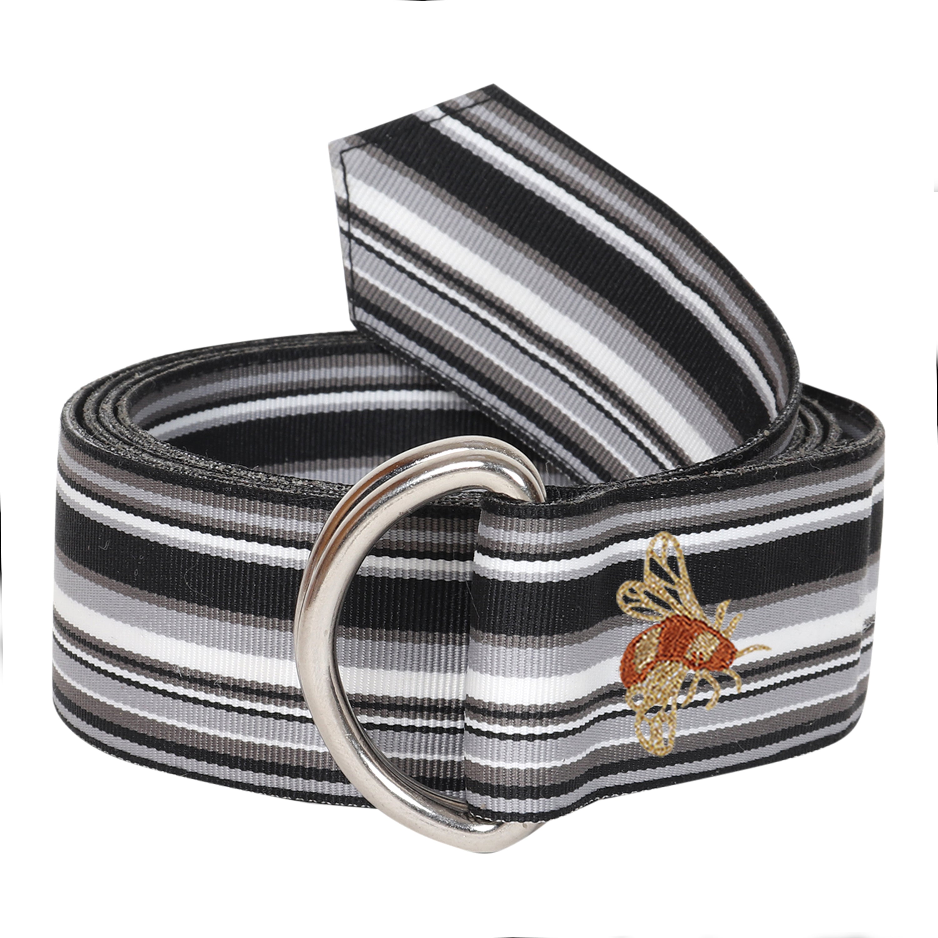 Carter Grosgrain Ribbon D-Ring Embroidered Belts