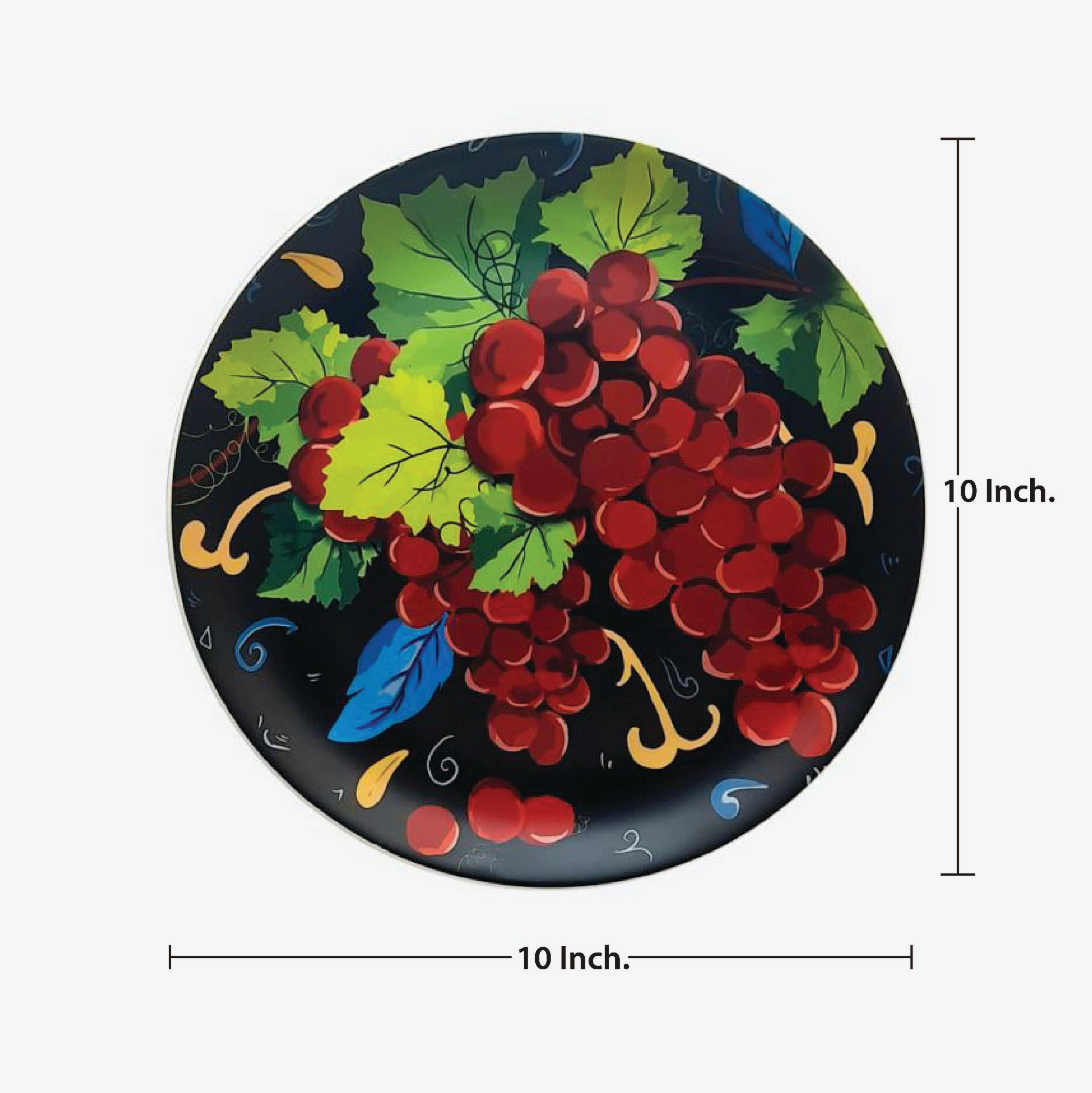 Decorative Wall Plates Combo (Set of 4) - Fruti d Italia