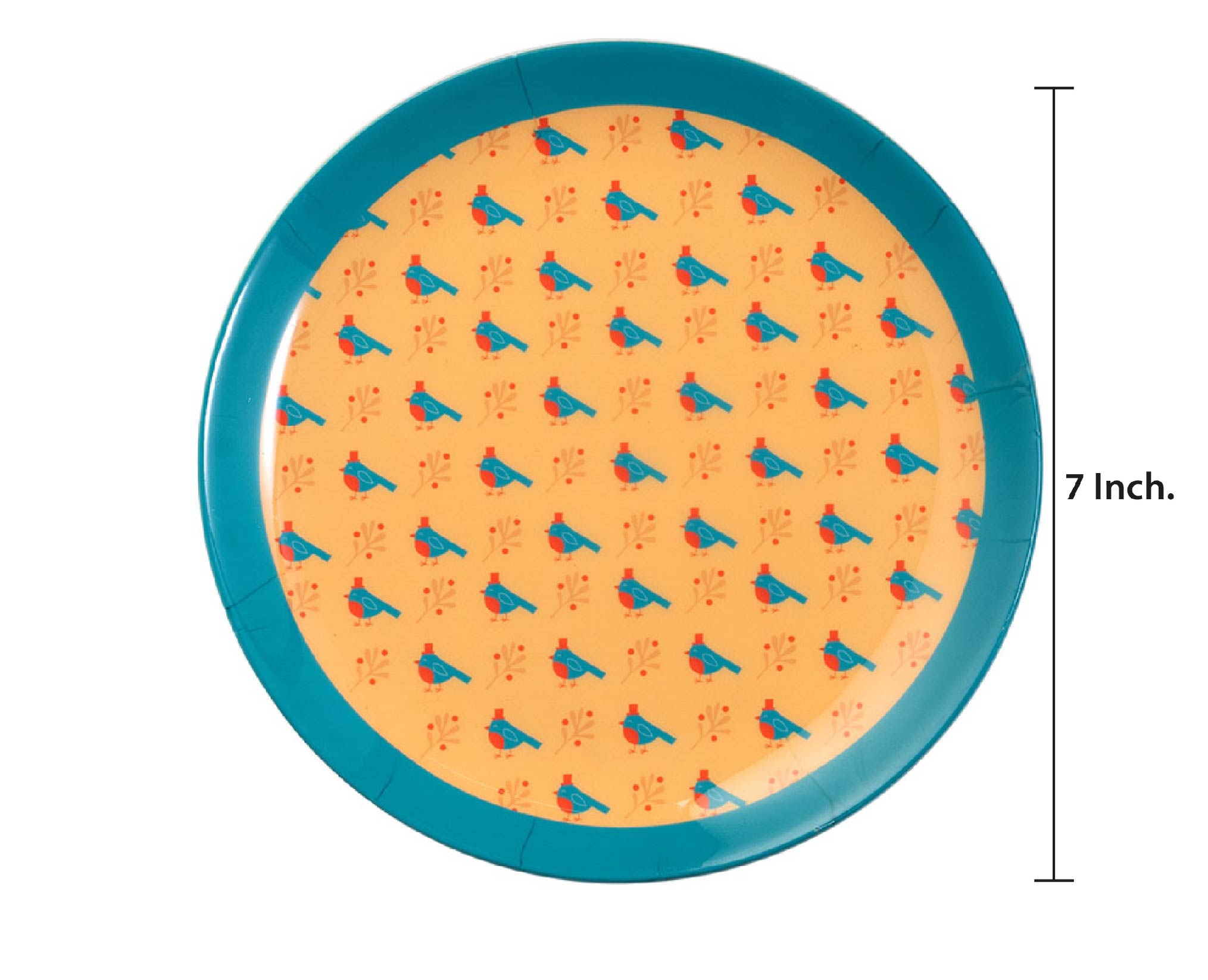 Decorative Wall Plate - Bird Berry