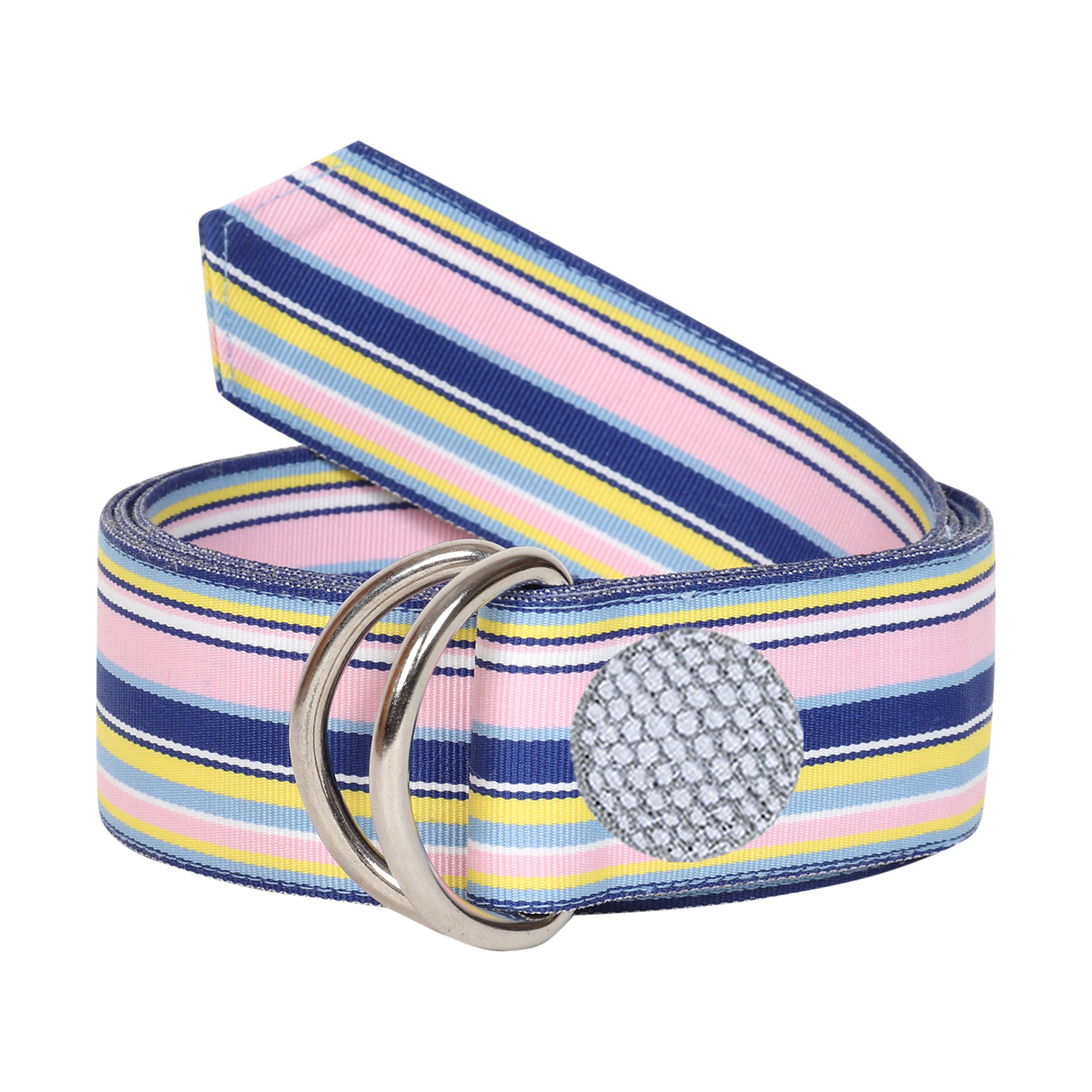 Rio Grosgrain Ribbon D-Ring Embroidered Belts