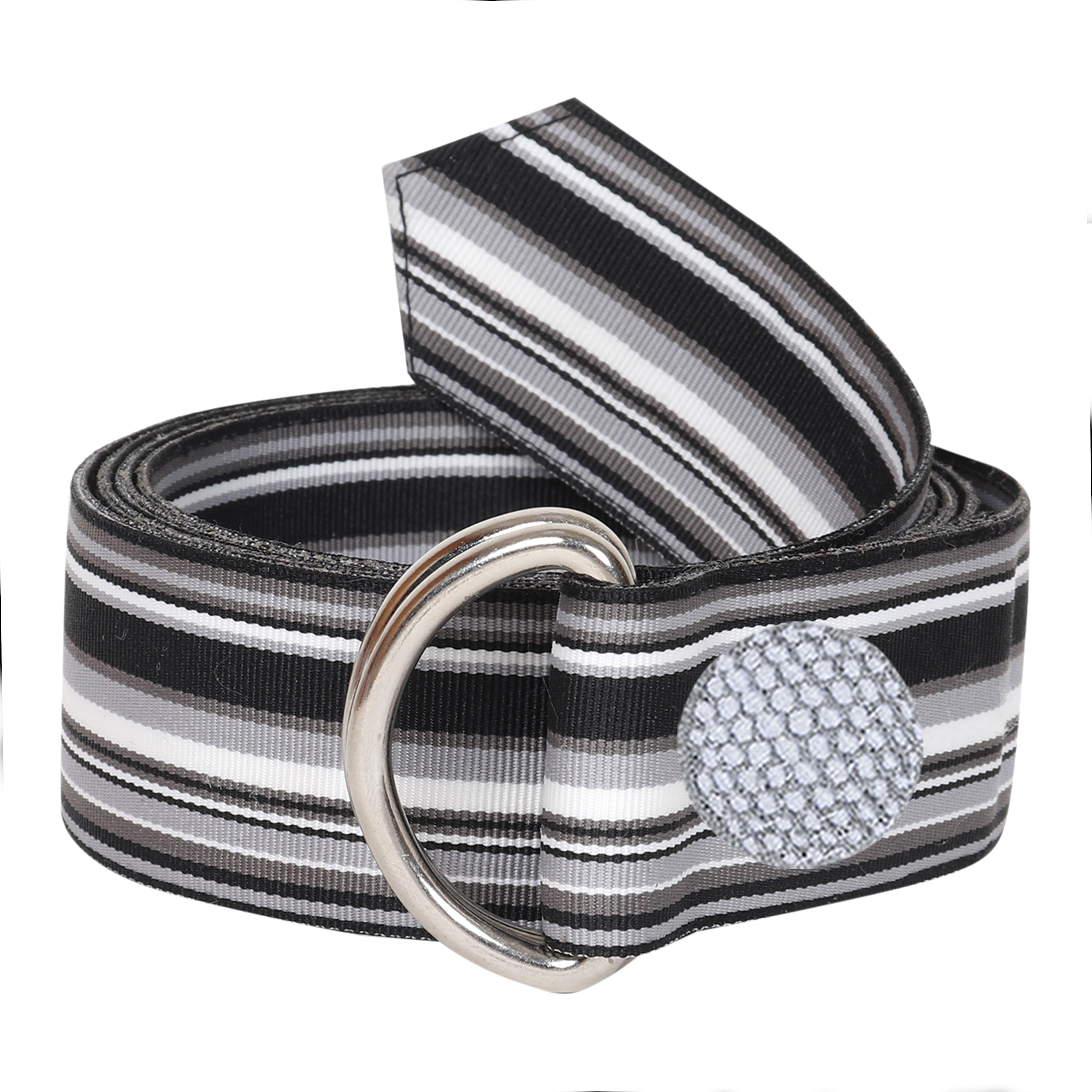 Carter Grosgrain Ribbon D-Ring Embroidered Belts