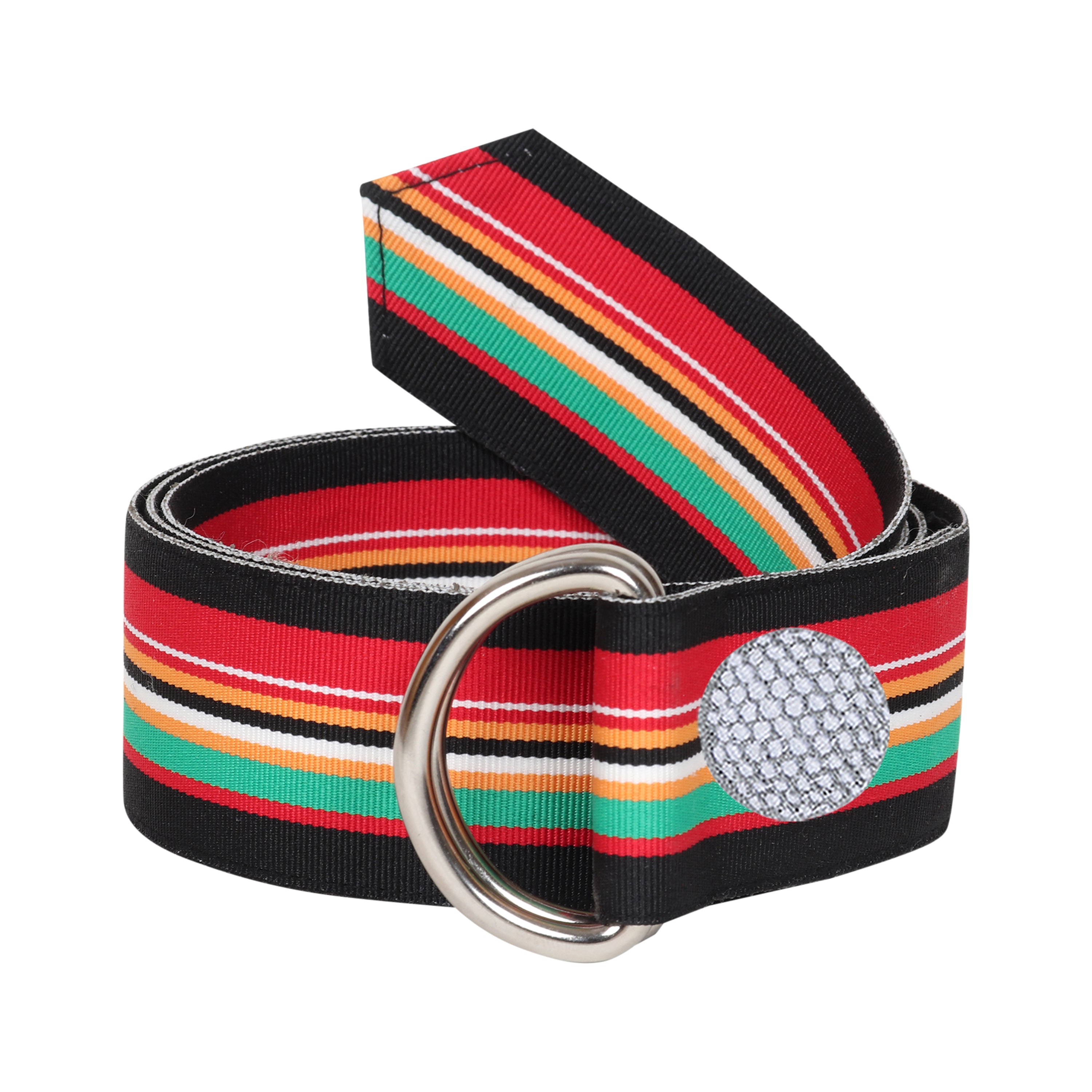 Owen Grosgrain Ribbon D-Ring Embroidered Belts