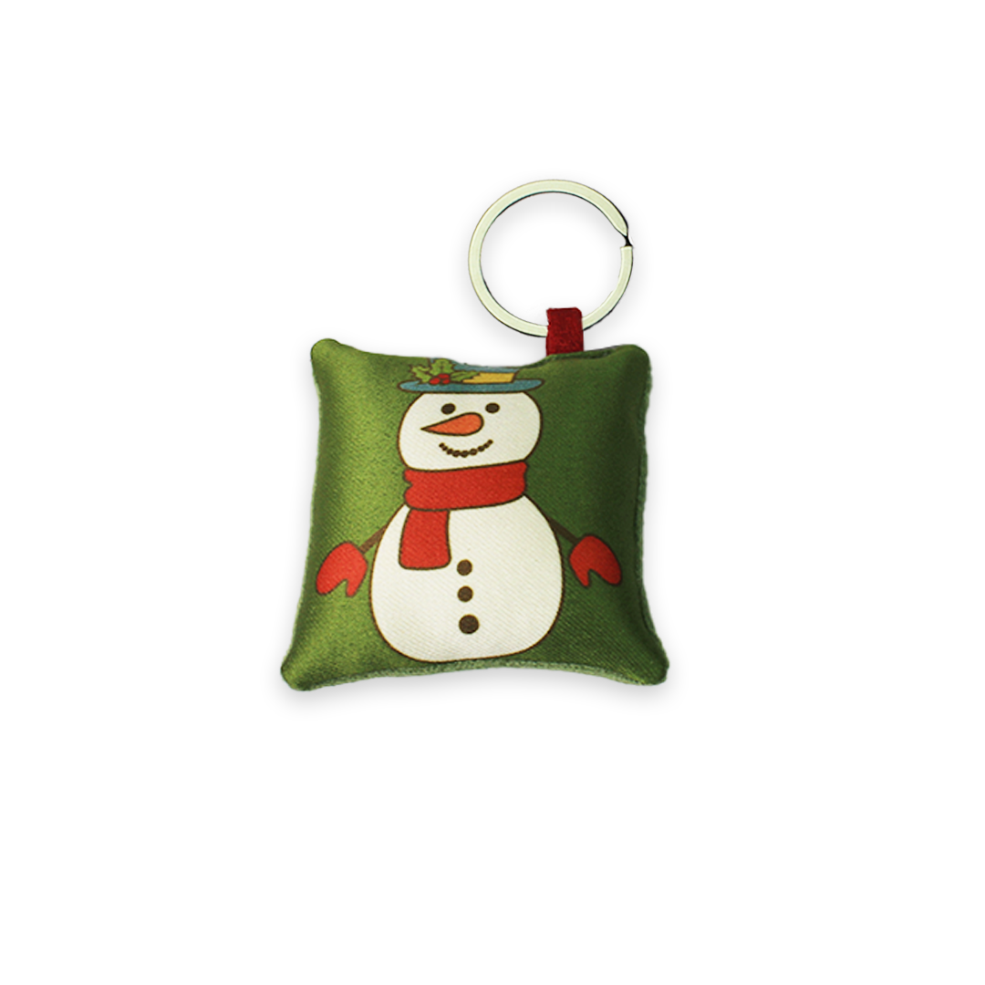 Cushion Keychain - Snowman
