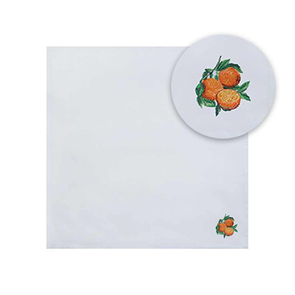 Table Napkins - Fruitti d' Italia Oranges