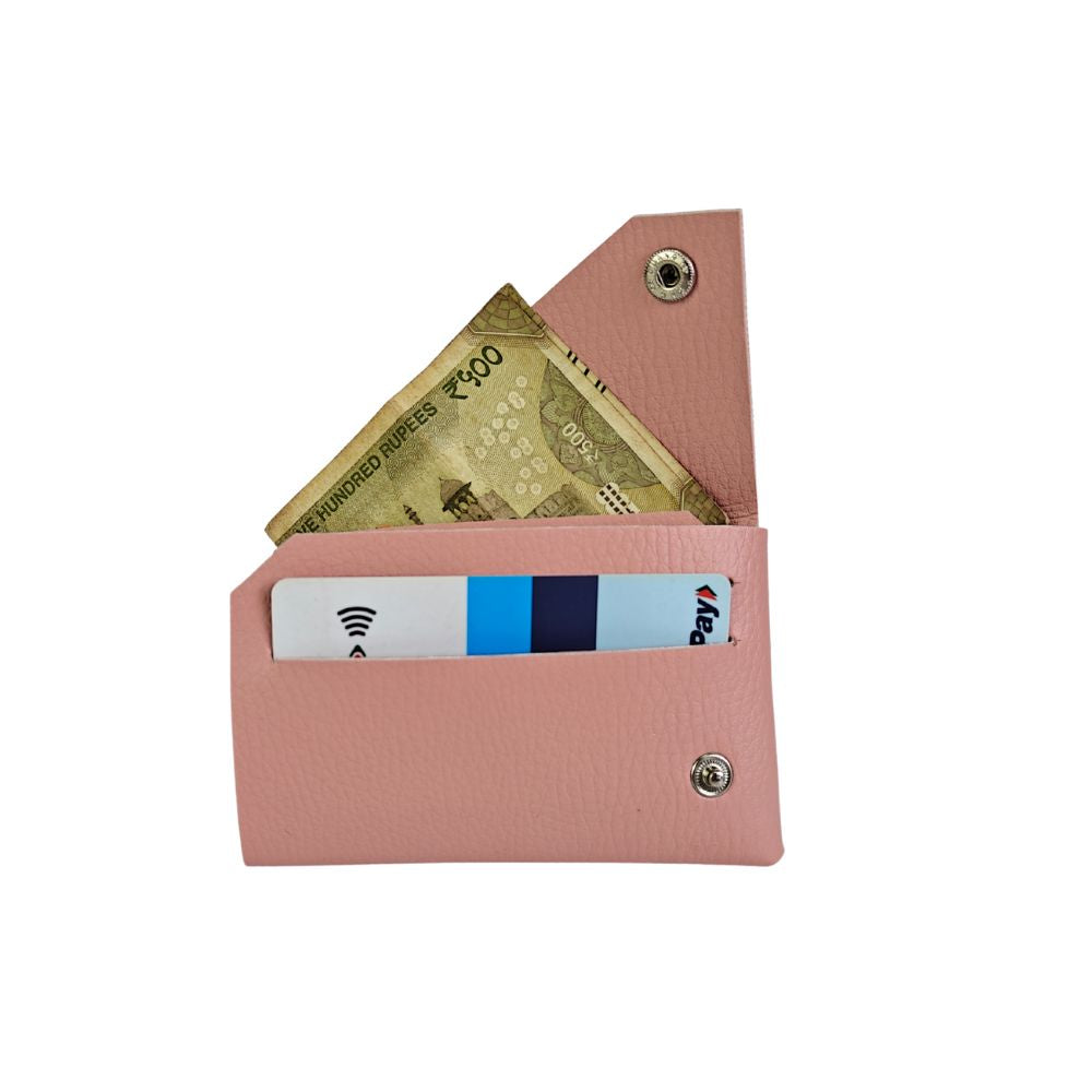PInk Card & Cash Holder ( Double-Sided )